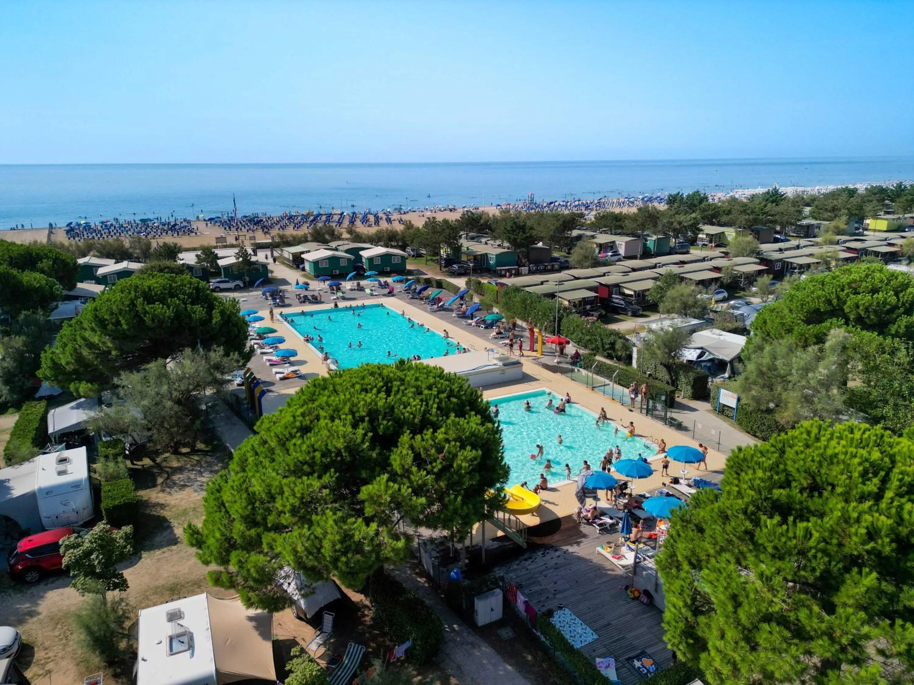 Bird's eye view in Camping Lido