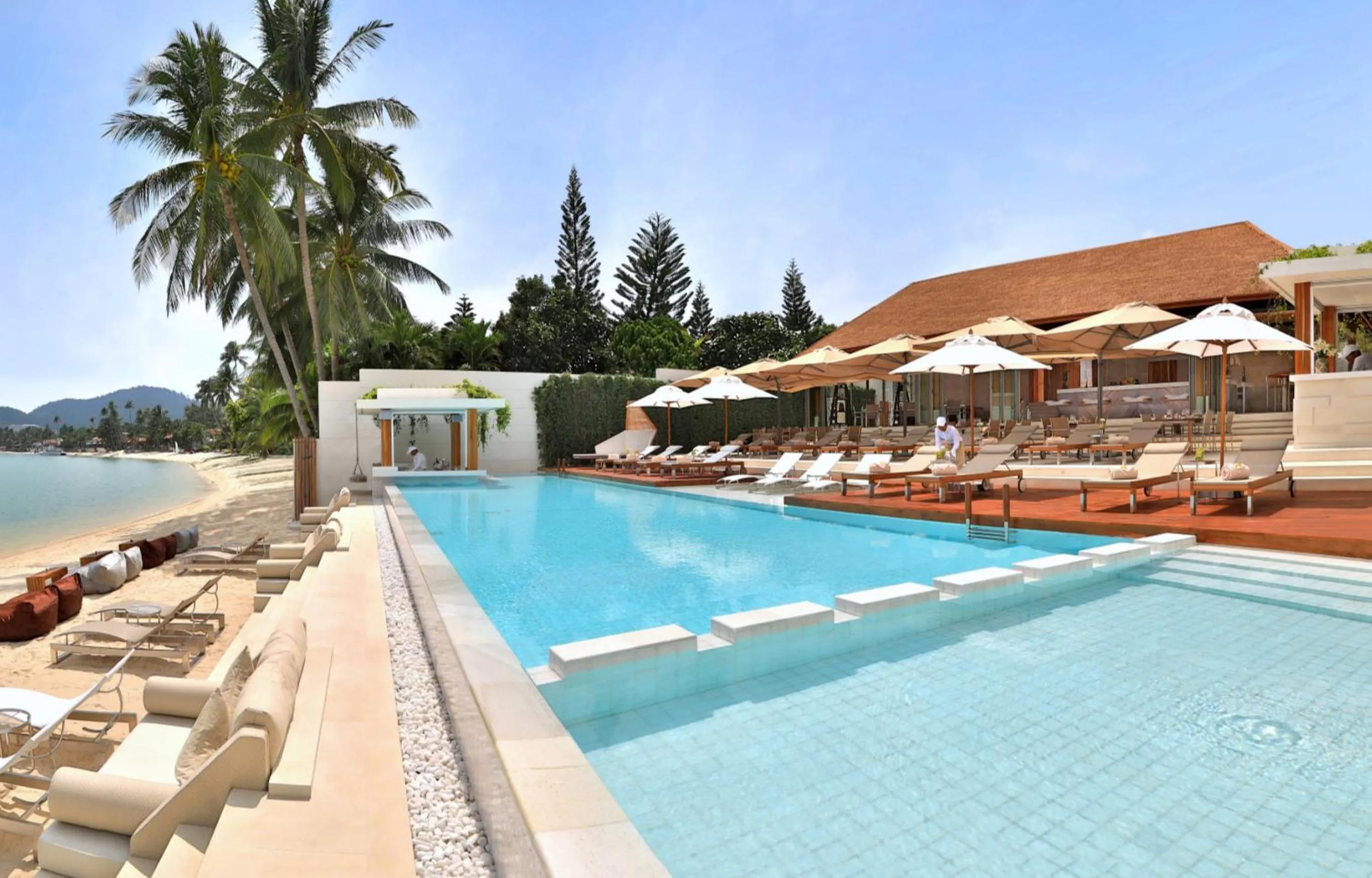 Pool view in Chi Samui Resort