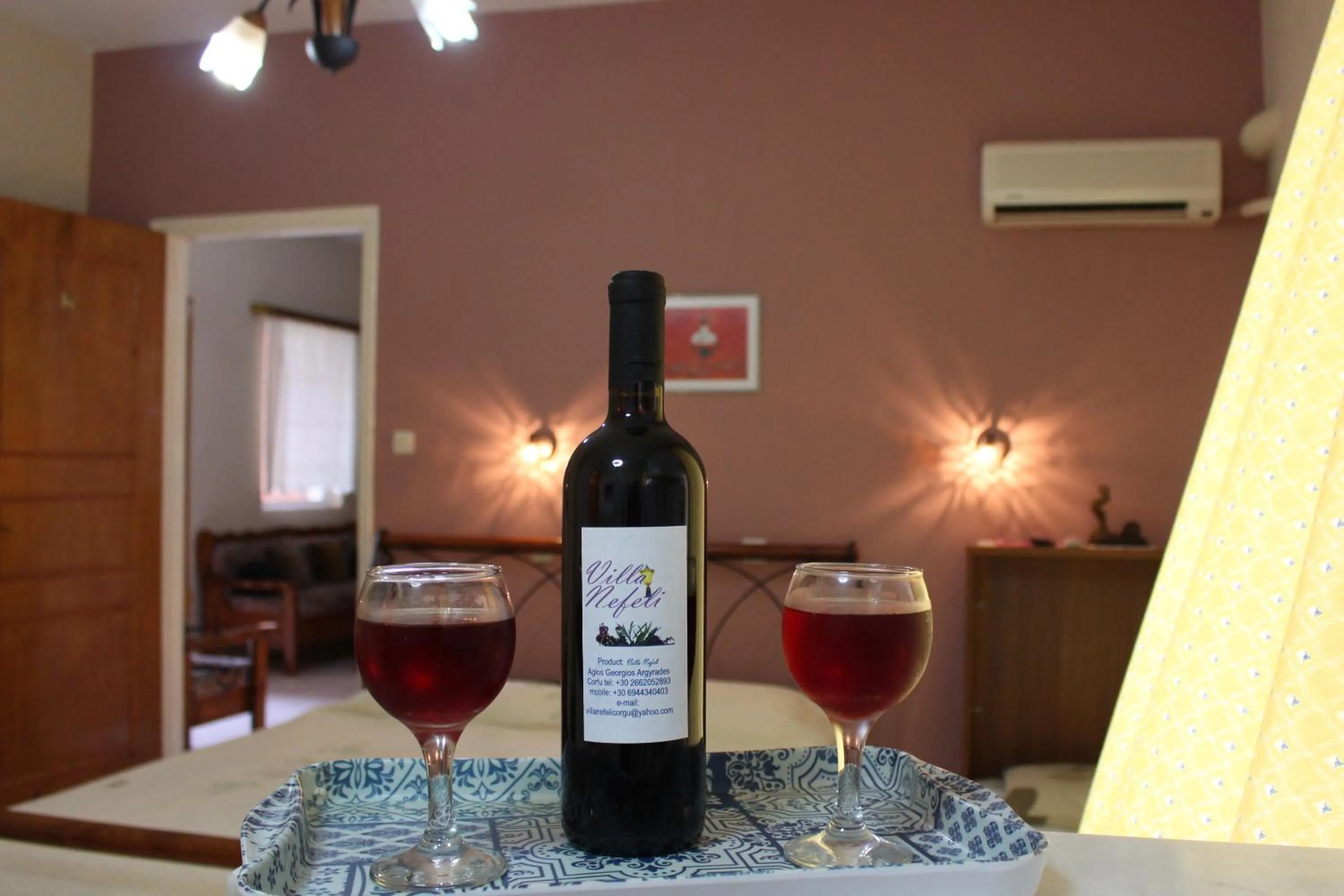 Decorative detail in Villa Nefeli