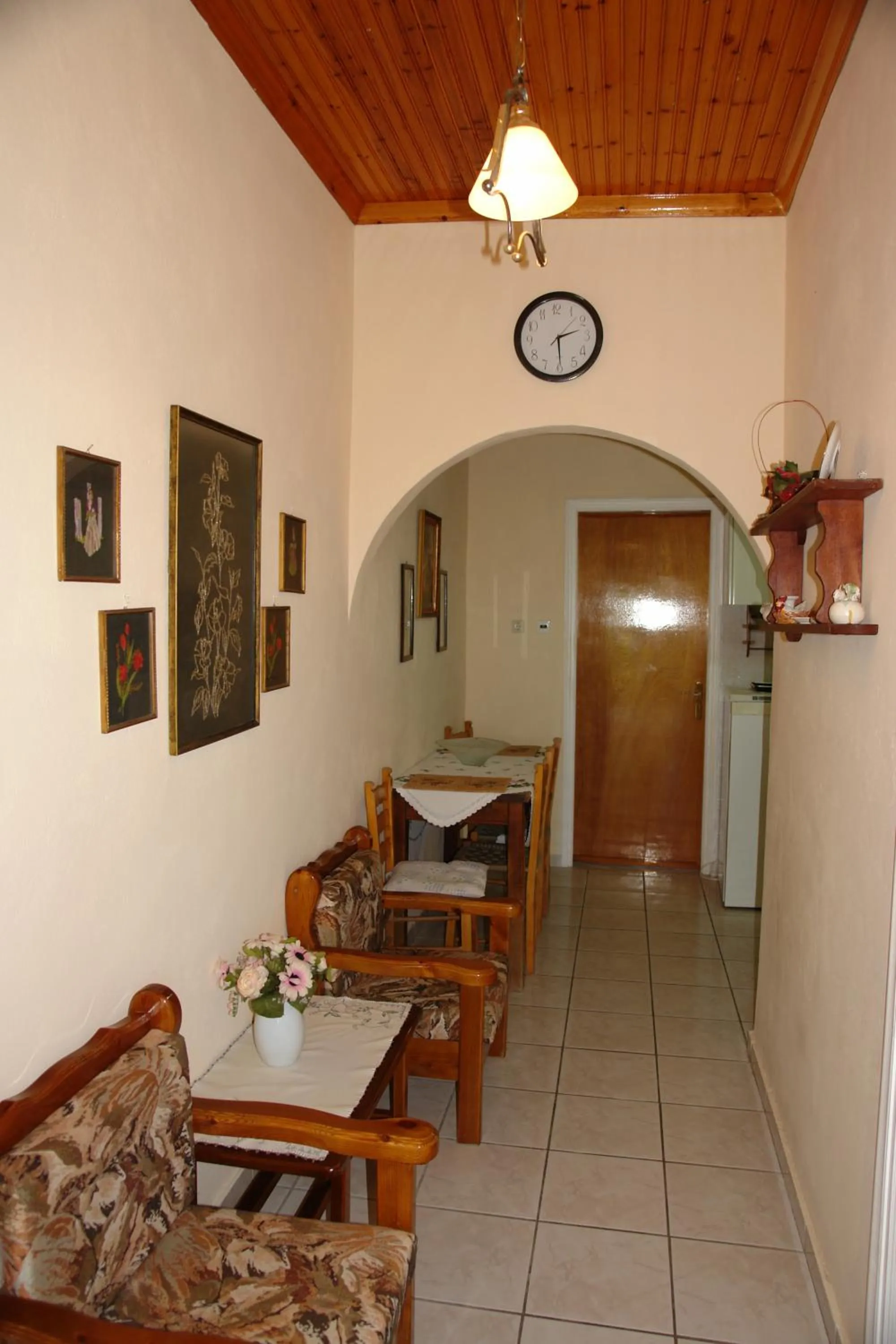 Seating area in Villa Nefeli