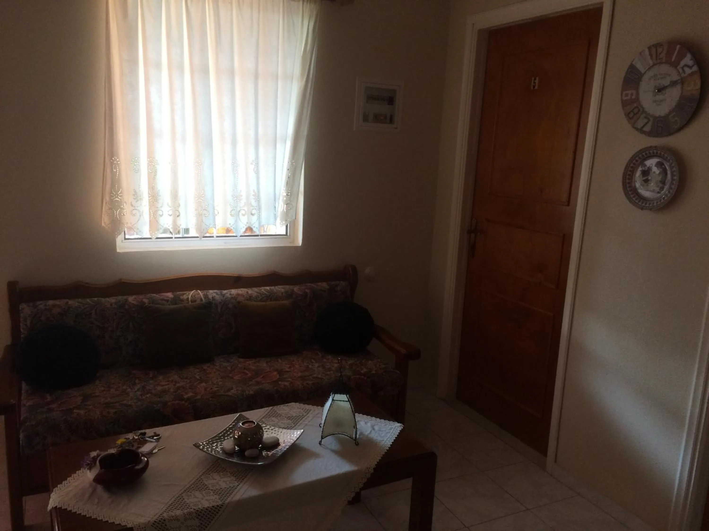 Seating area in Villa Nefeli