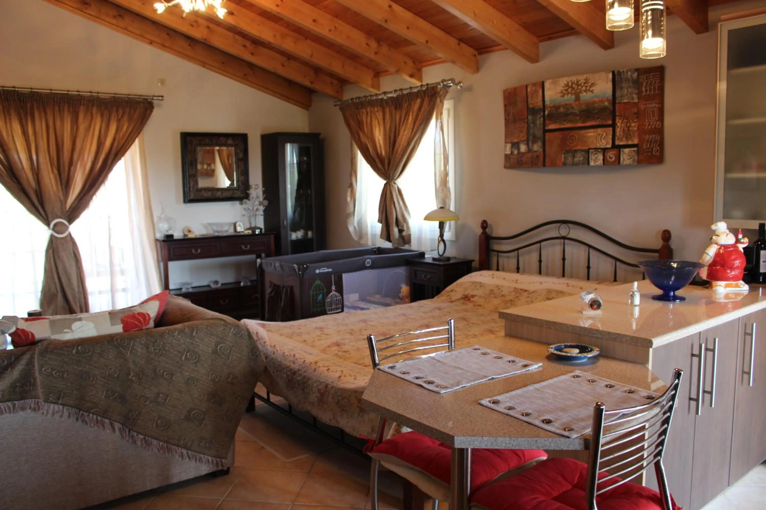 Living room in Villa Nefeli