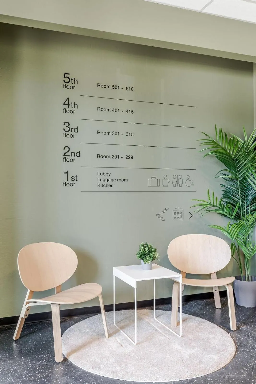 Area and facilities in Citybox Lite Kristiansand