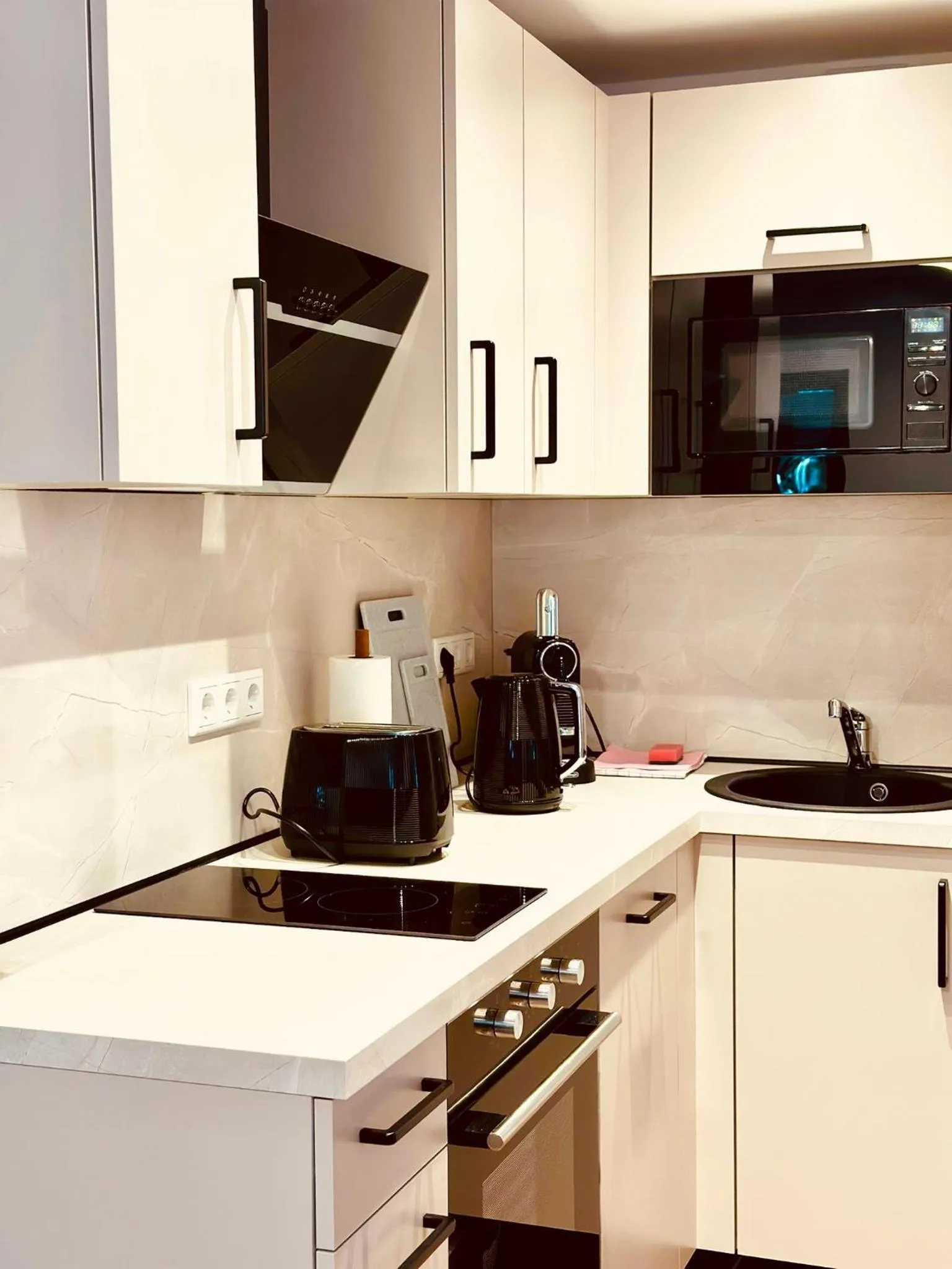 Coffee/tea facilities in RG Living Self Check-In 24-7 Rooms Bad Salzuflen Near Messe Center Free Parking