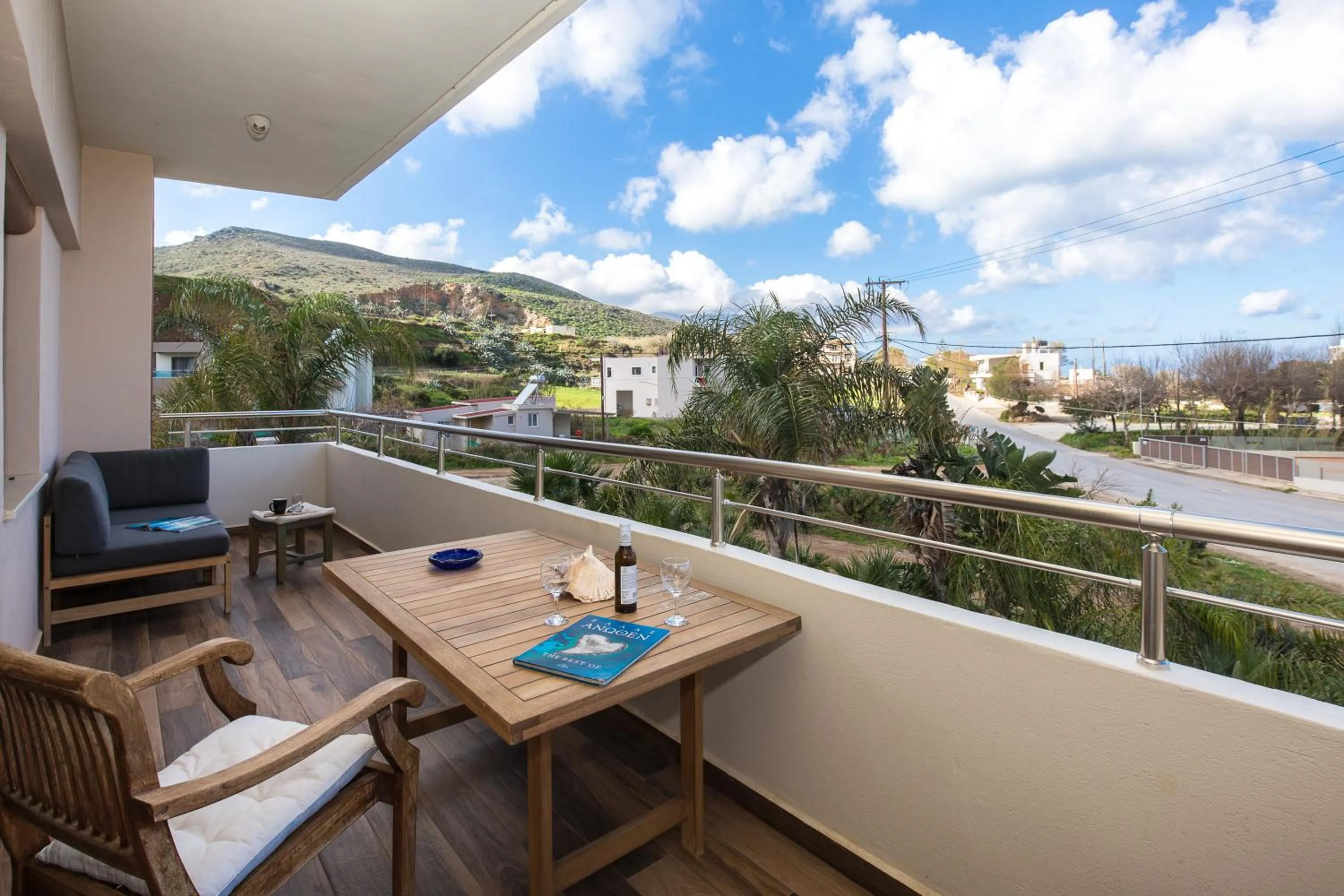 Balcony/Terrace in Arodamos Studios & Apts