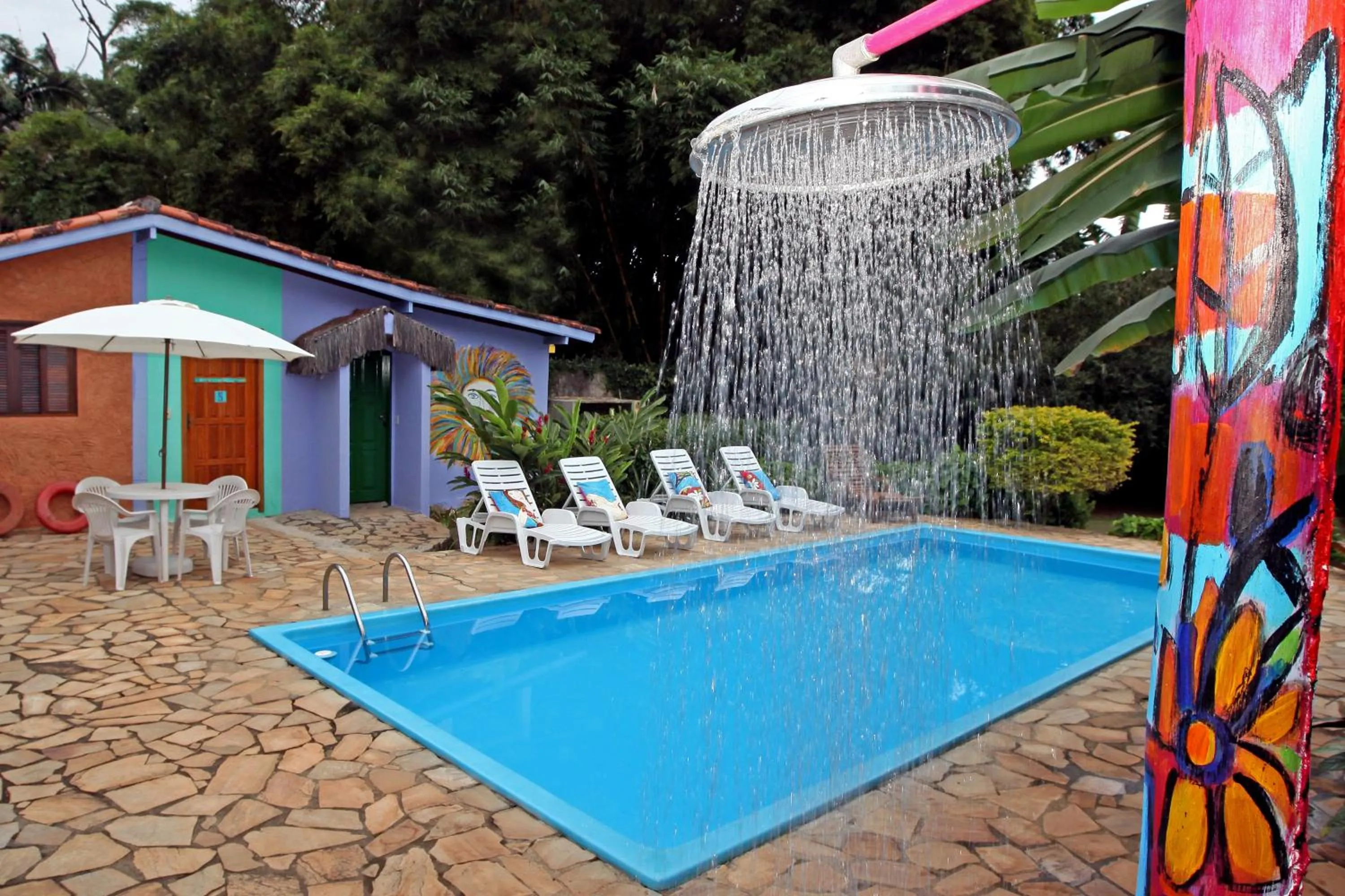 Shower in Pousada do Sidão