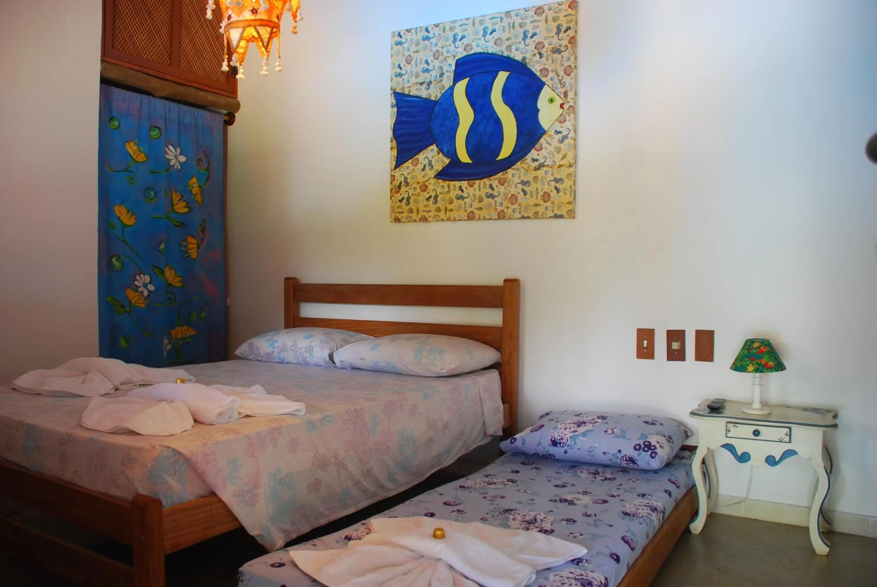 Bed in Pousada do Sidão