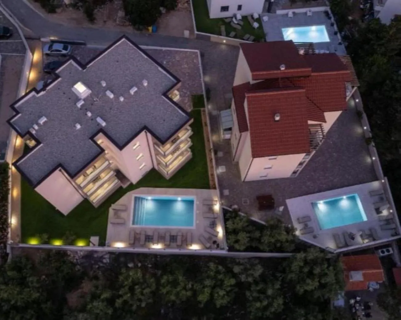 Property building in Poolside Hideout Apartments