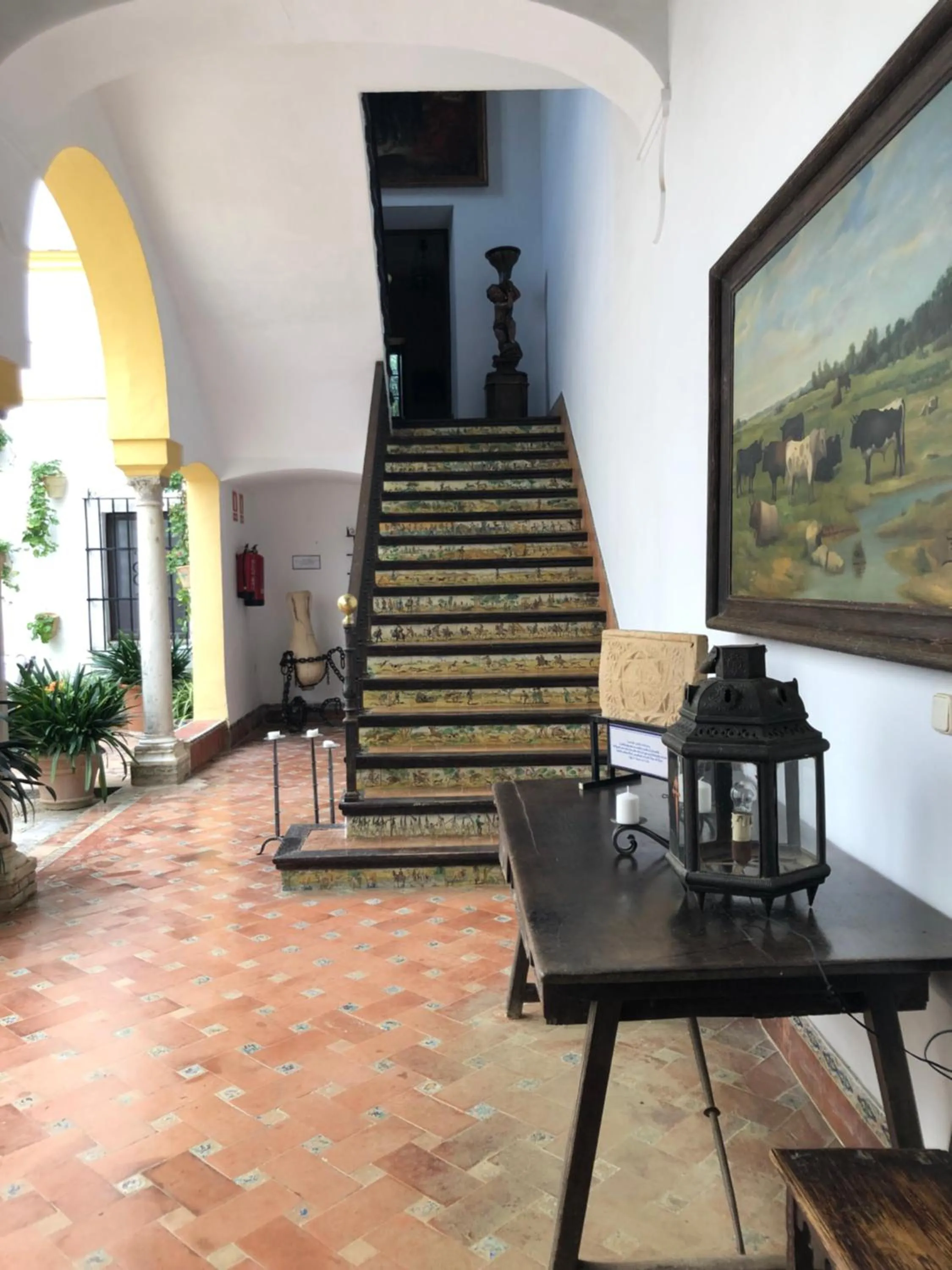 Patio in Hotel Cortijo El Esparragal