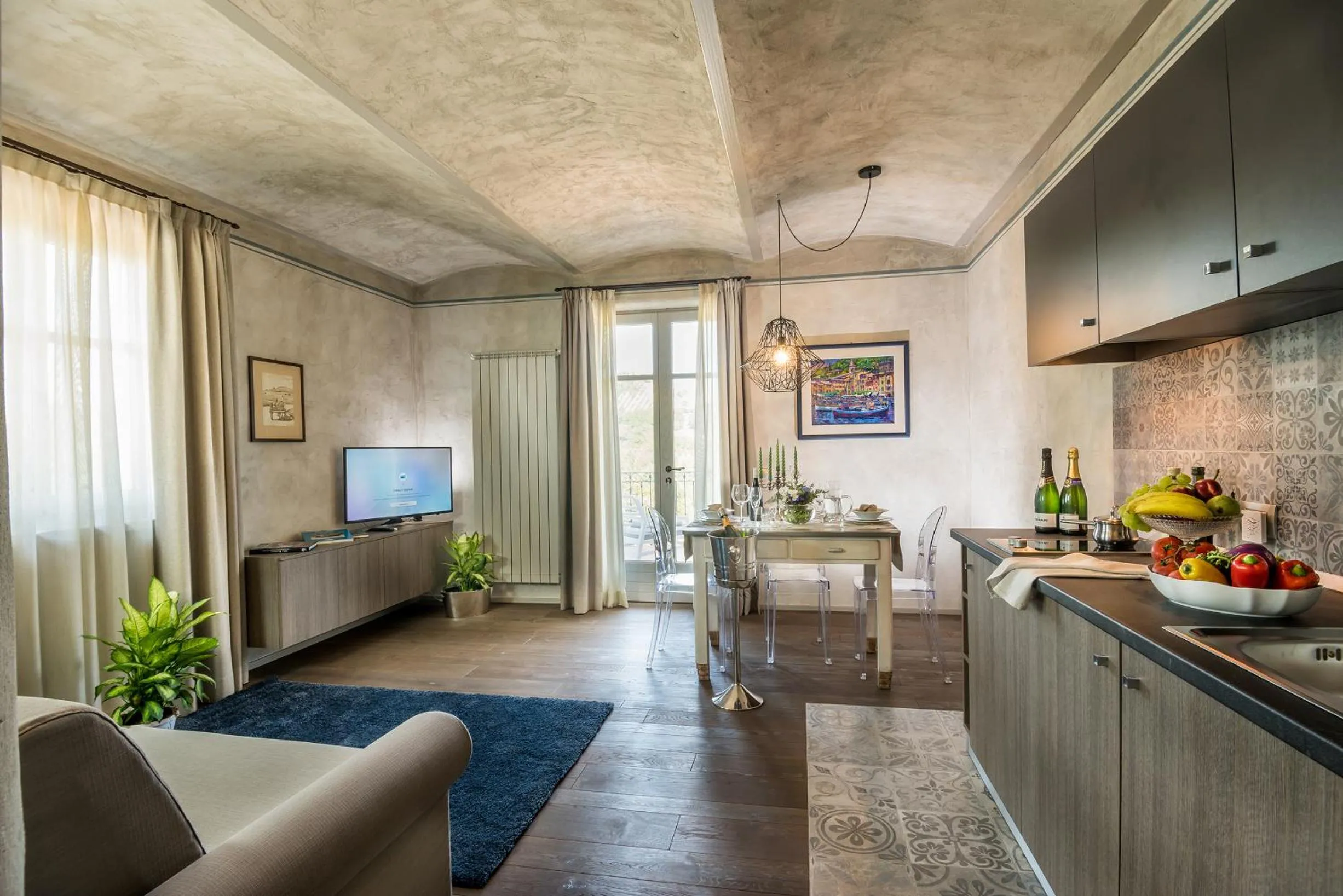 Kitchen or kitchenette in La Civignola