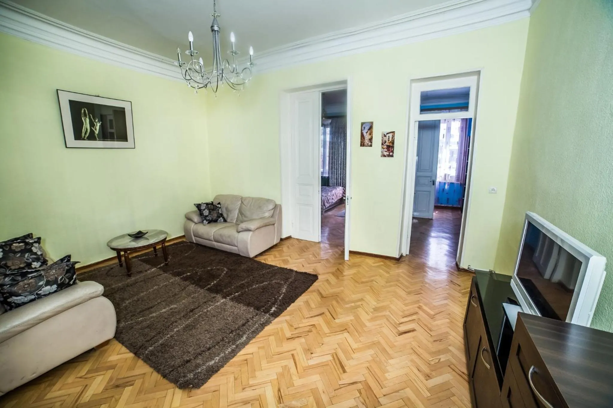 Living room in Gold District Apartment