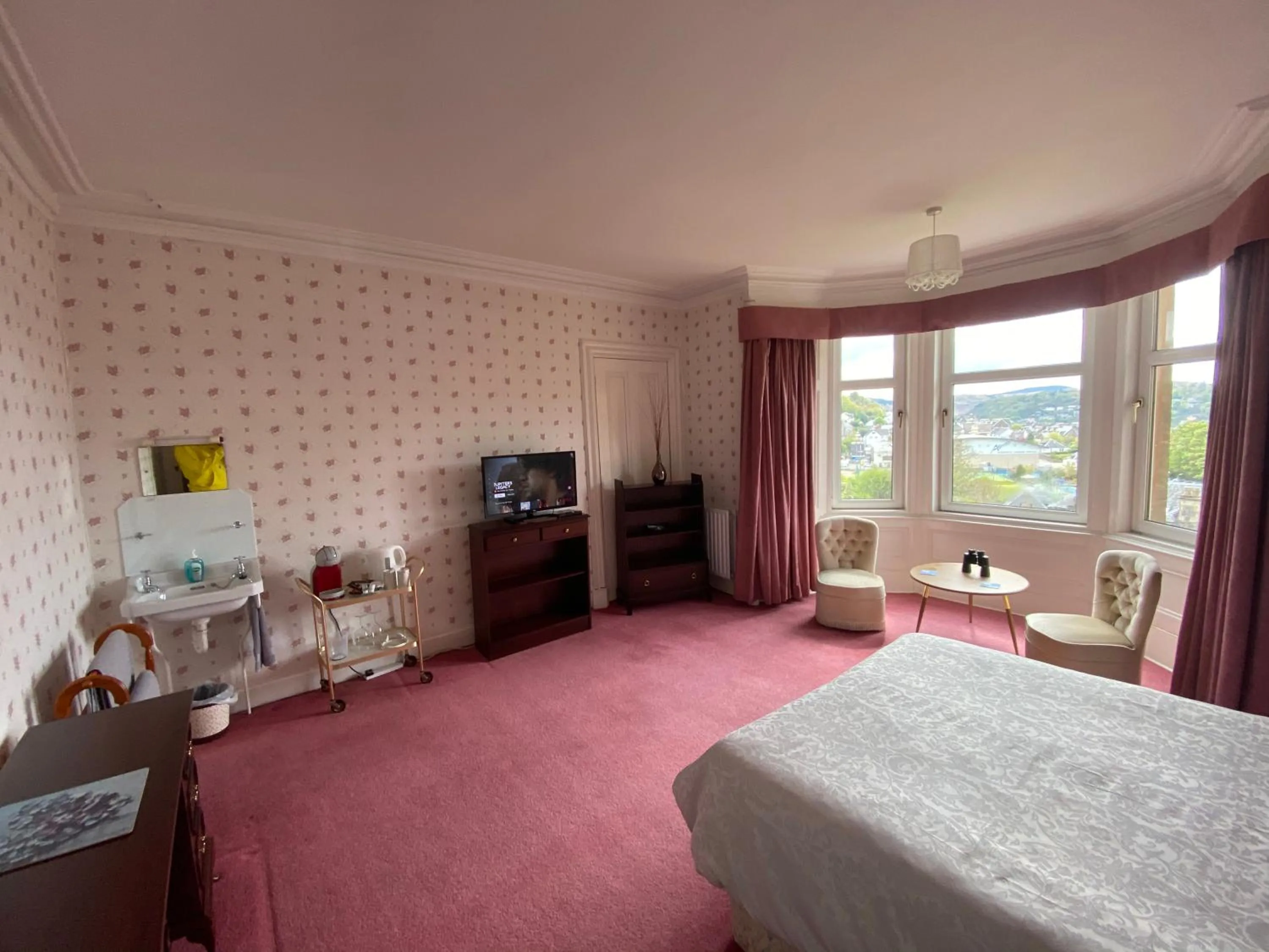 Bed in Dunrigh Guest House