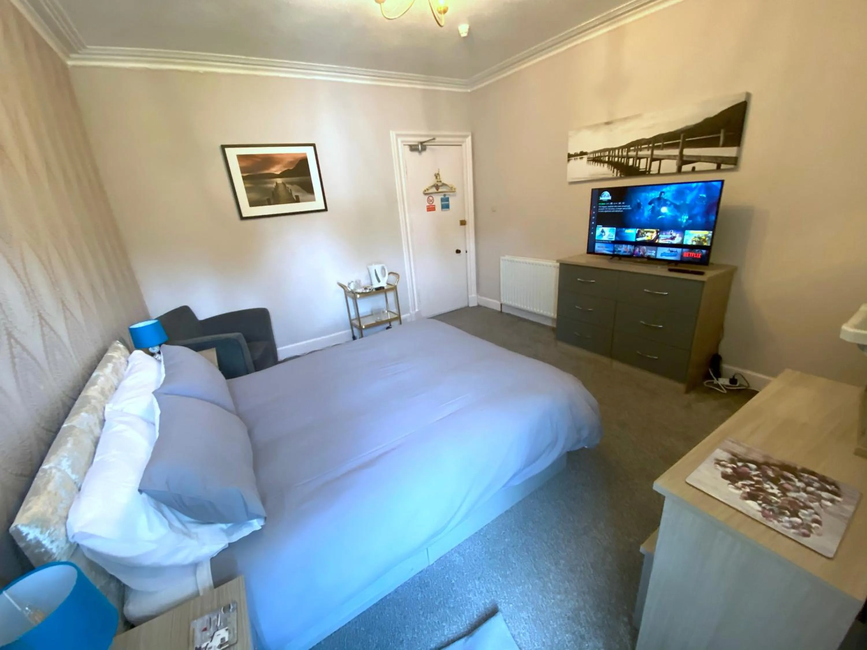 Bed in Dunrigh Guest House