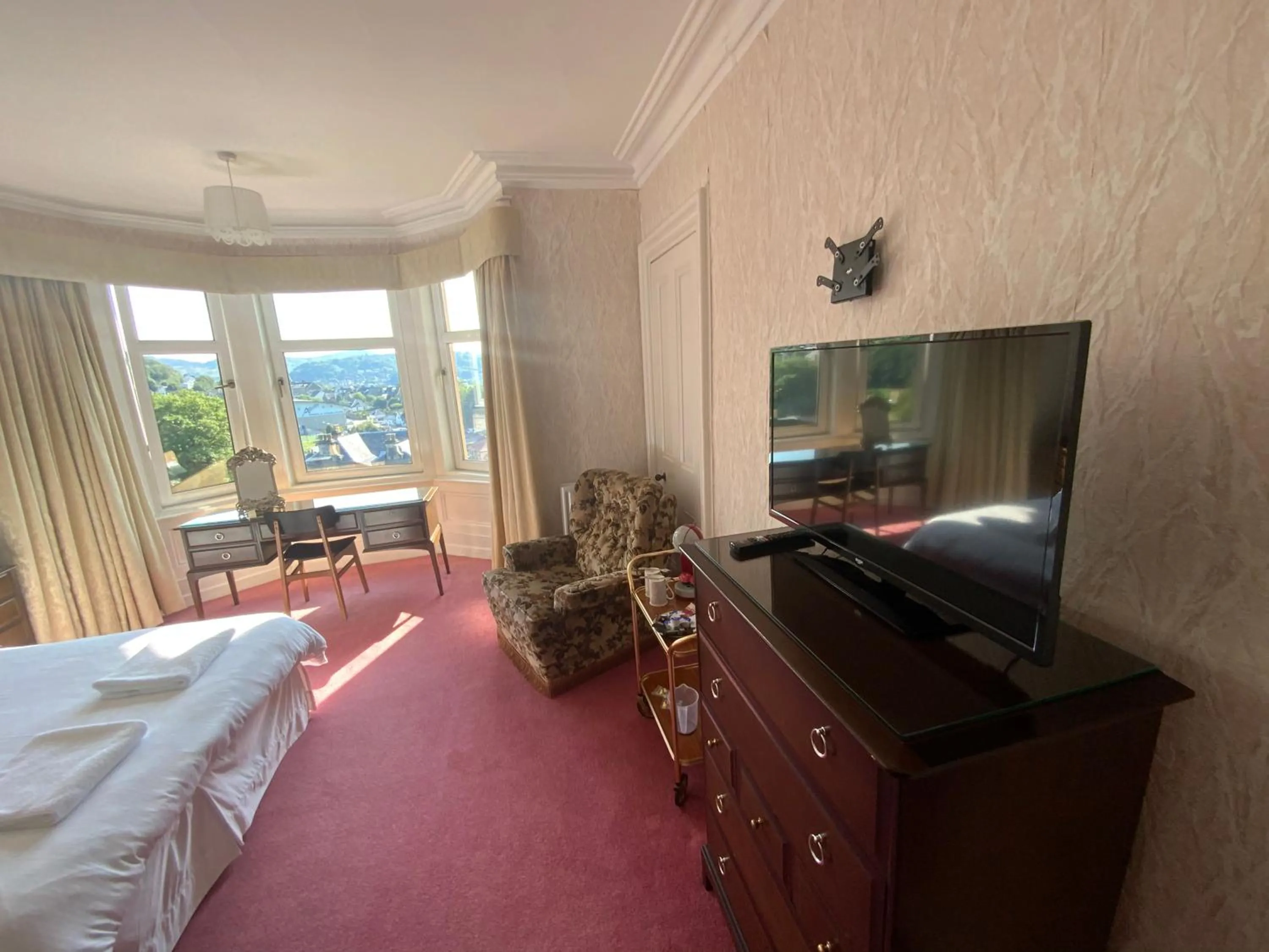 Bed in Dunrigh Guest House