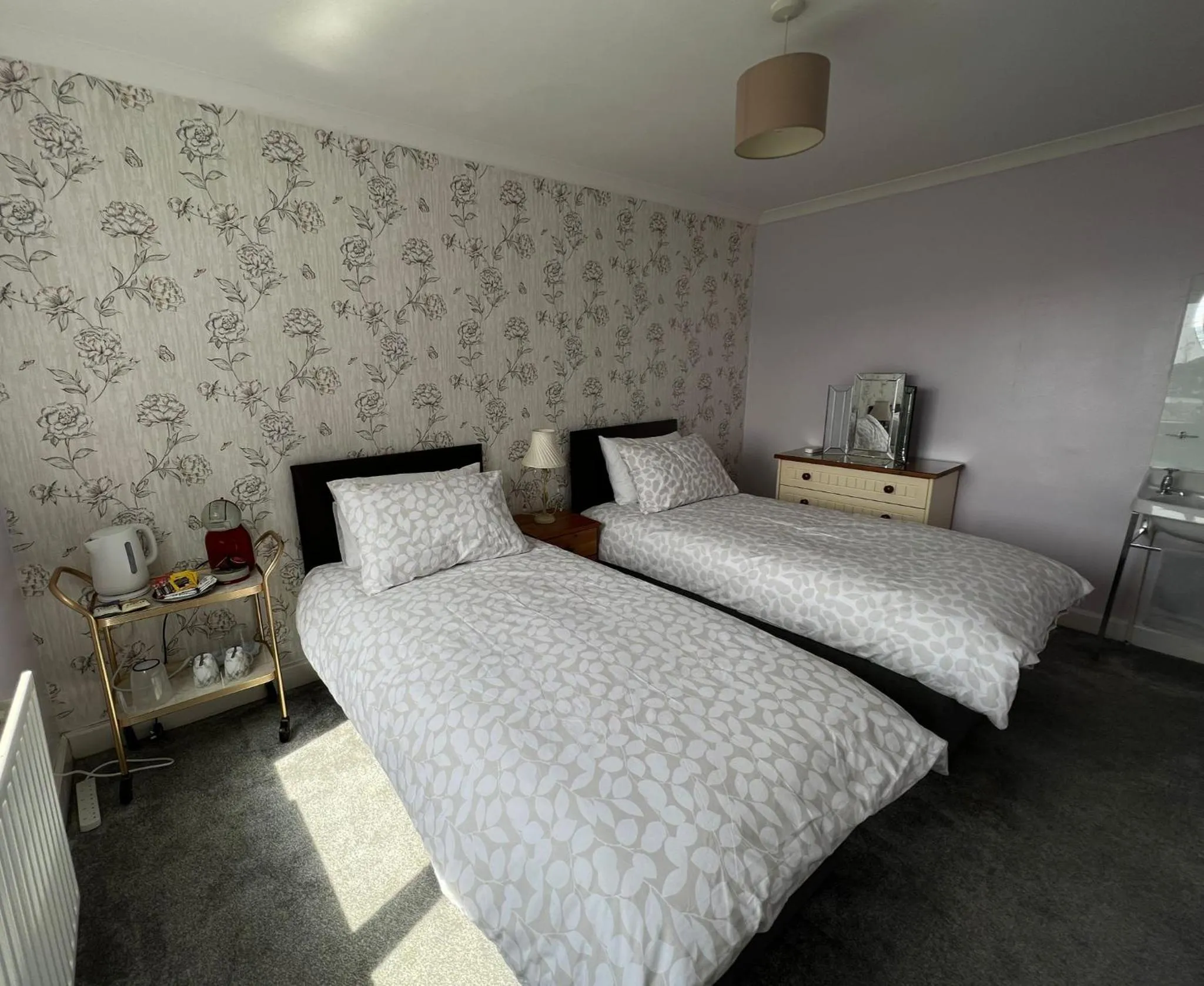 Bed in Dunrigh Guest House