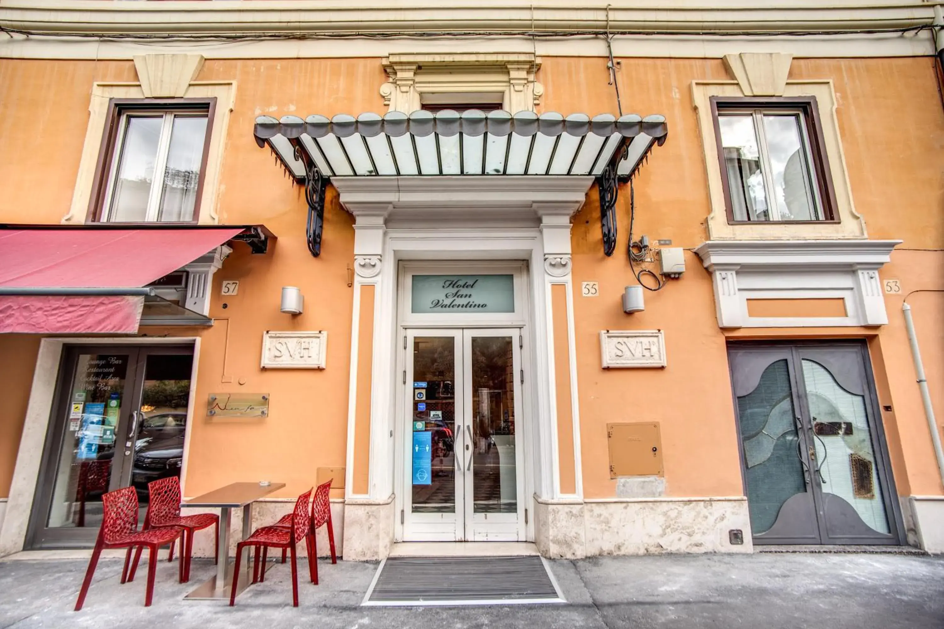 Property building in Hotel San Valentino Property building in Hotel San Valentino