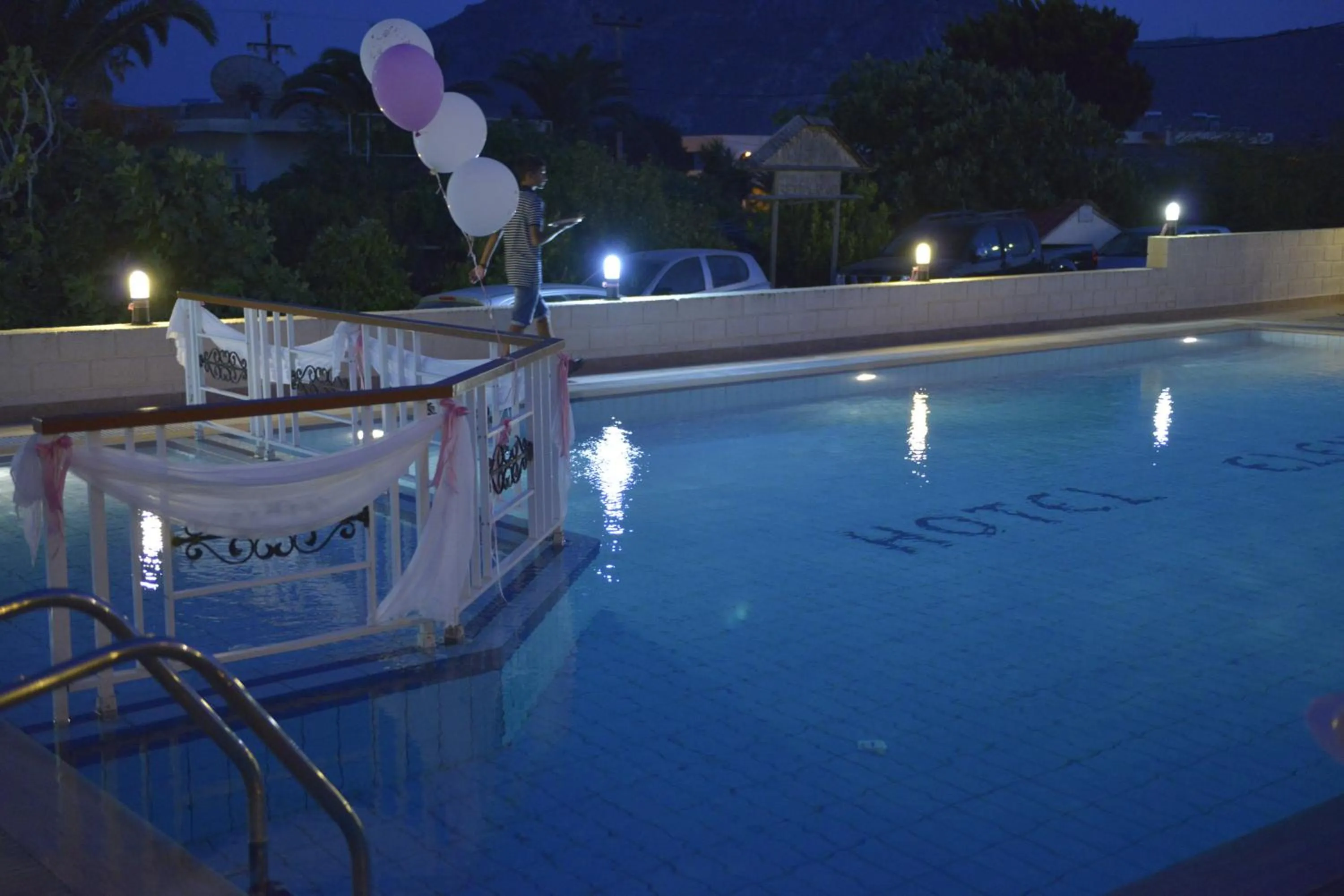 Pool view in Eleni Hotel