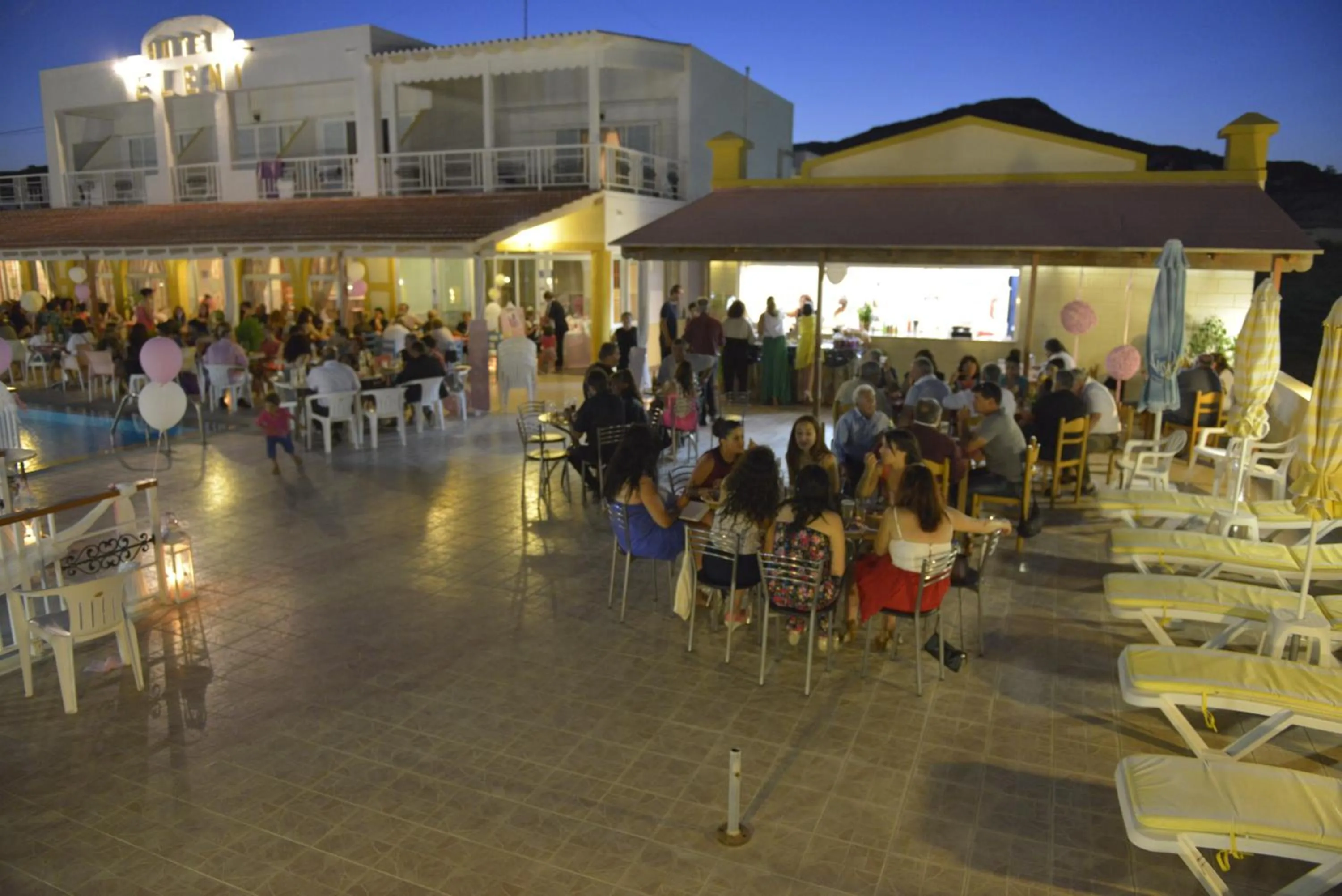 group of guests in Eleni Hotel