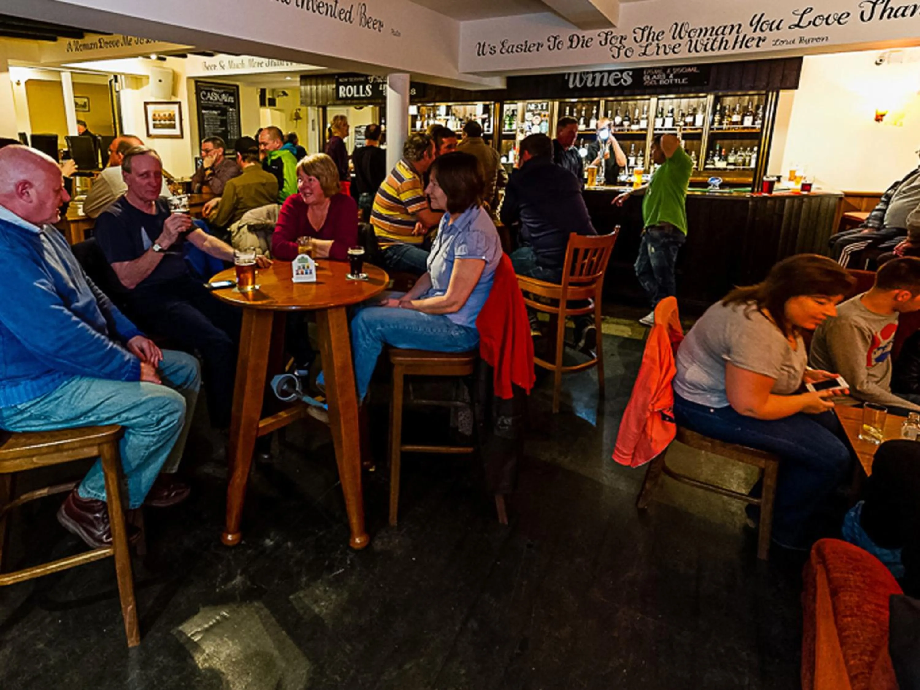 Lounge or bar in The Horse and Jockey