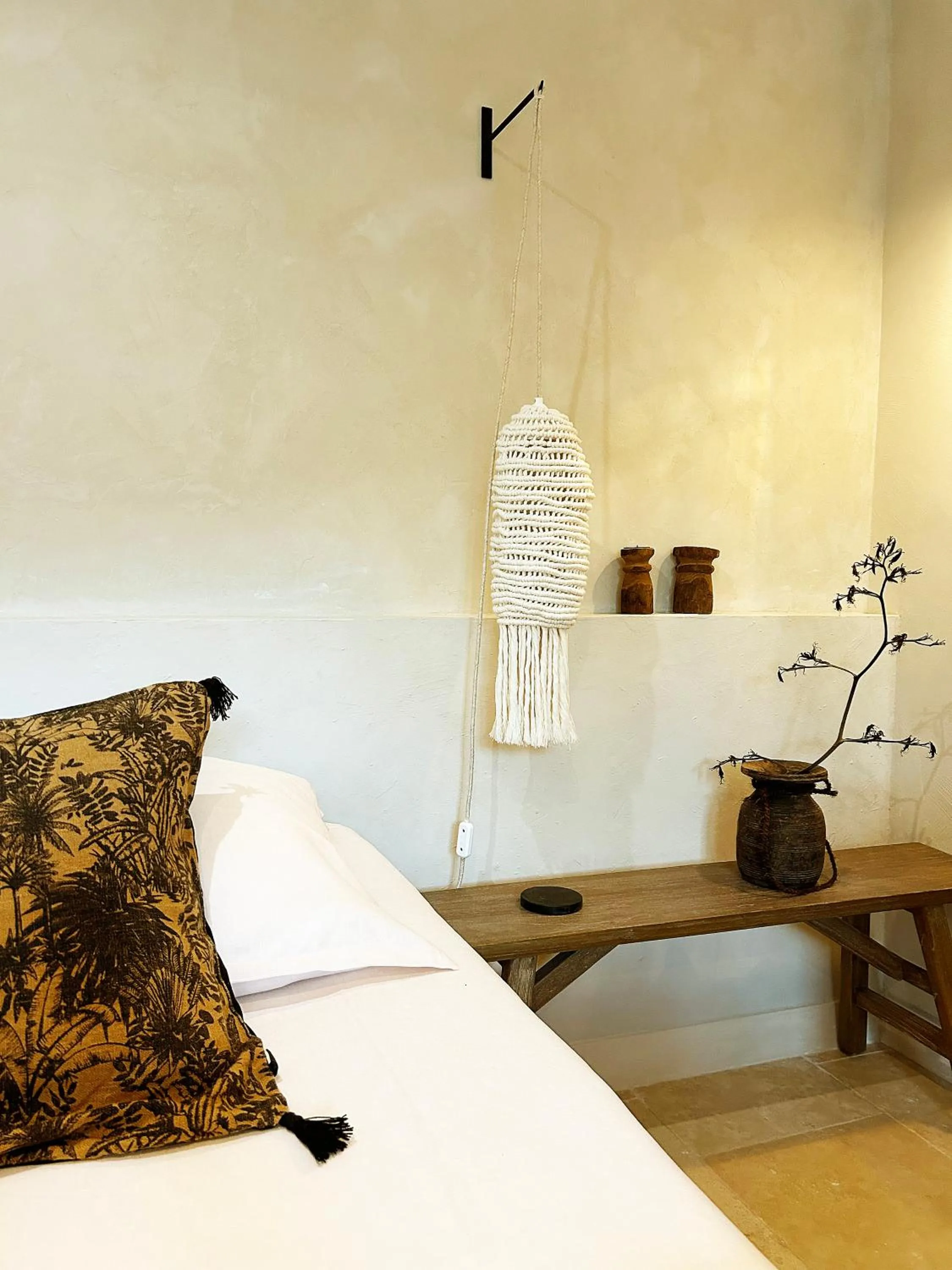 Bed in Bastide Nomade - guest house