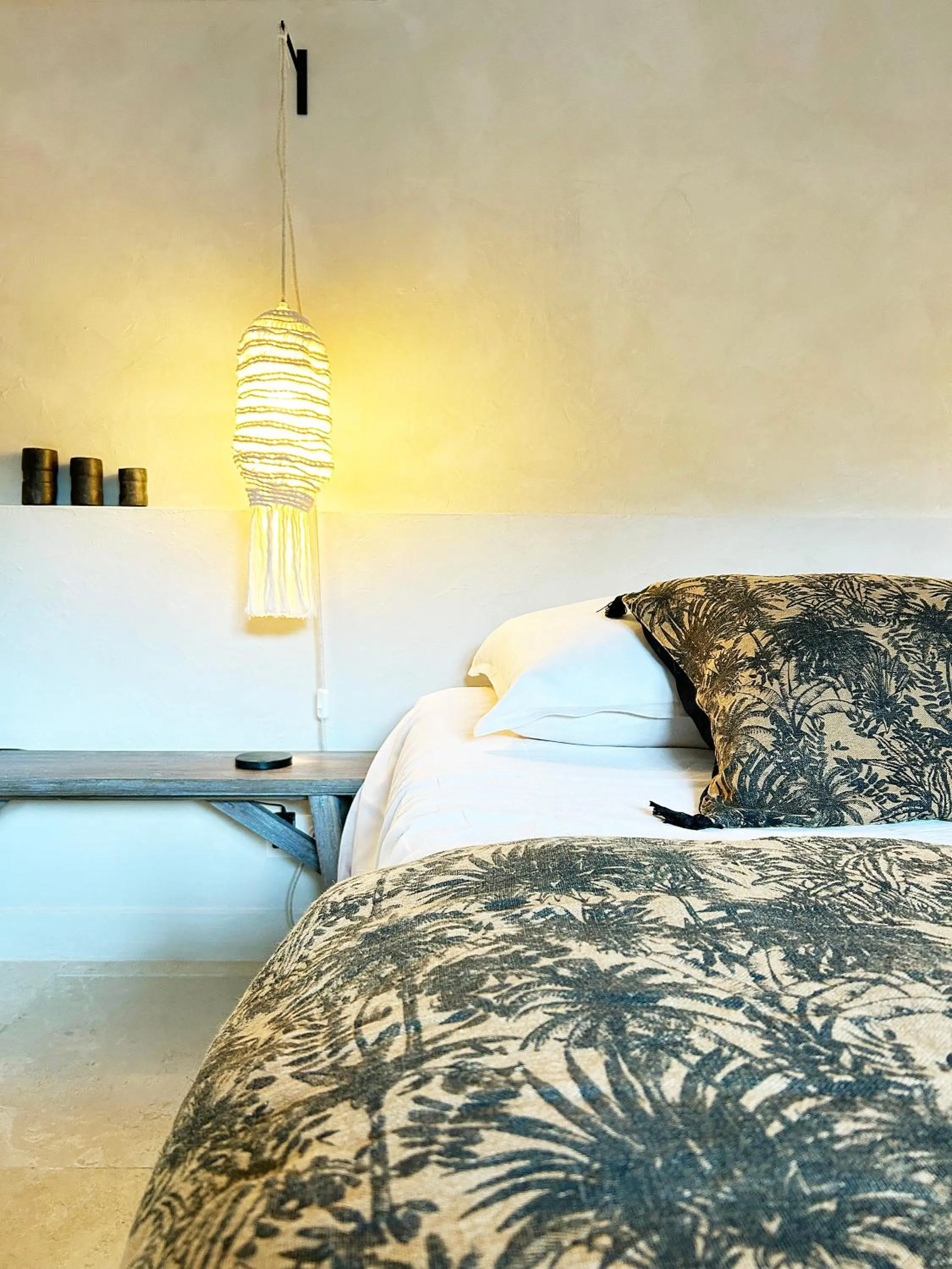 Bed in Bastide Nomade - guest house