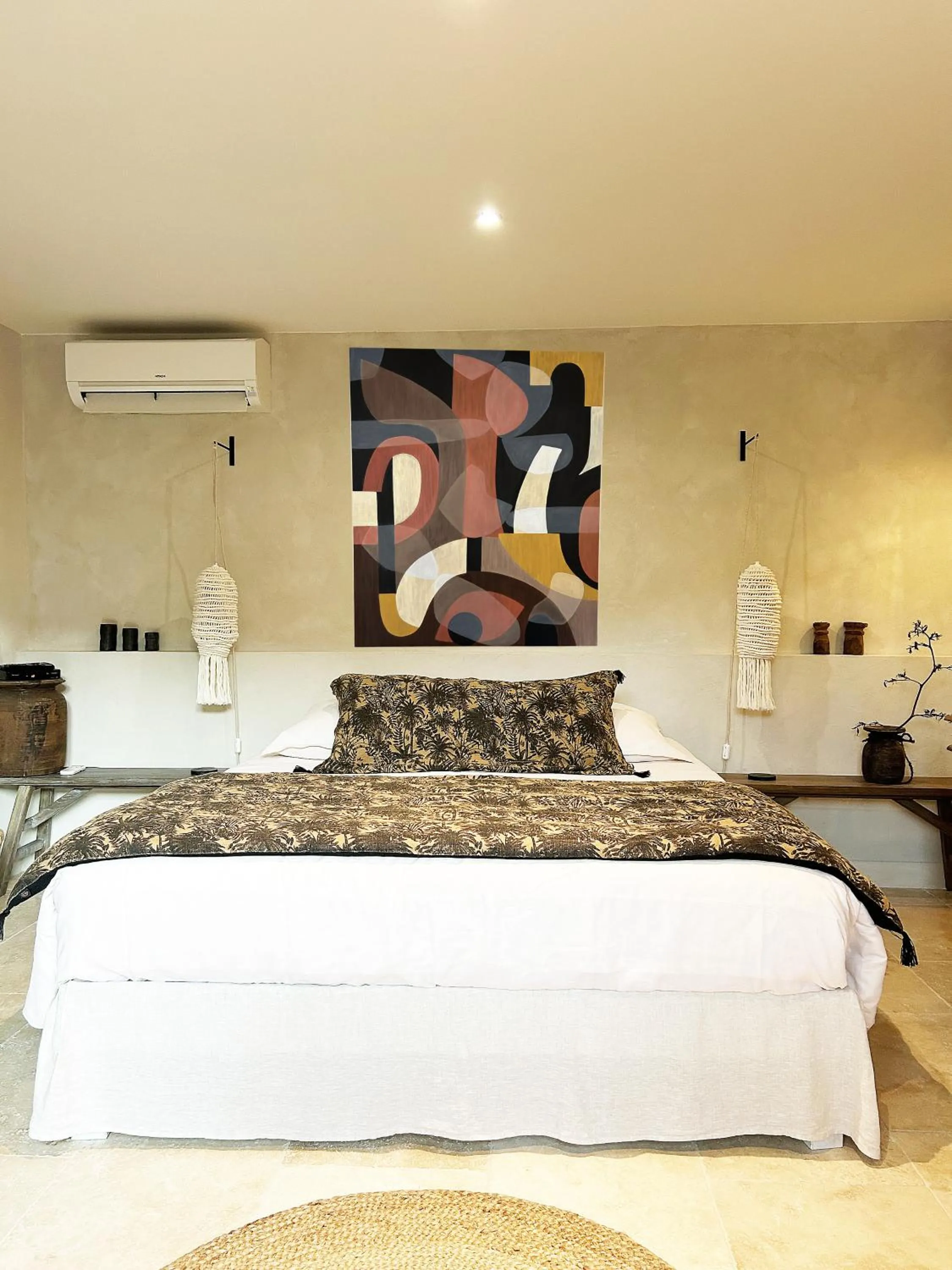 Bed in Bastide Nomade - guest house