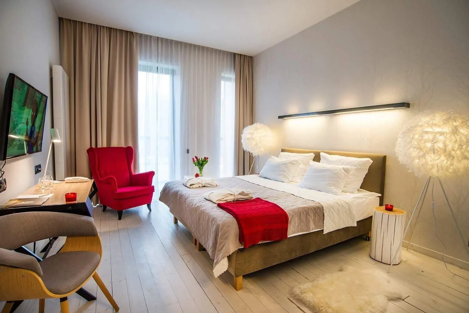 Bed in Hotel Bonifacio SPA&SPORT Resort