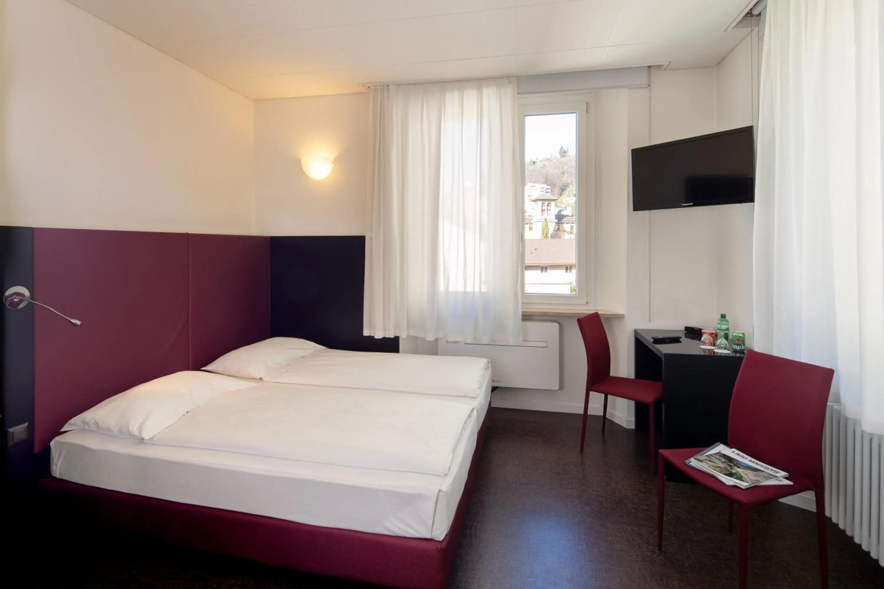 View (from property/room), Bed in Hotel Rio Muralto