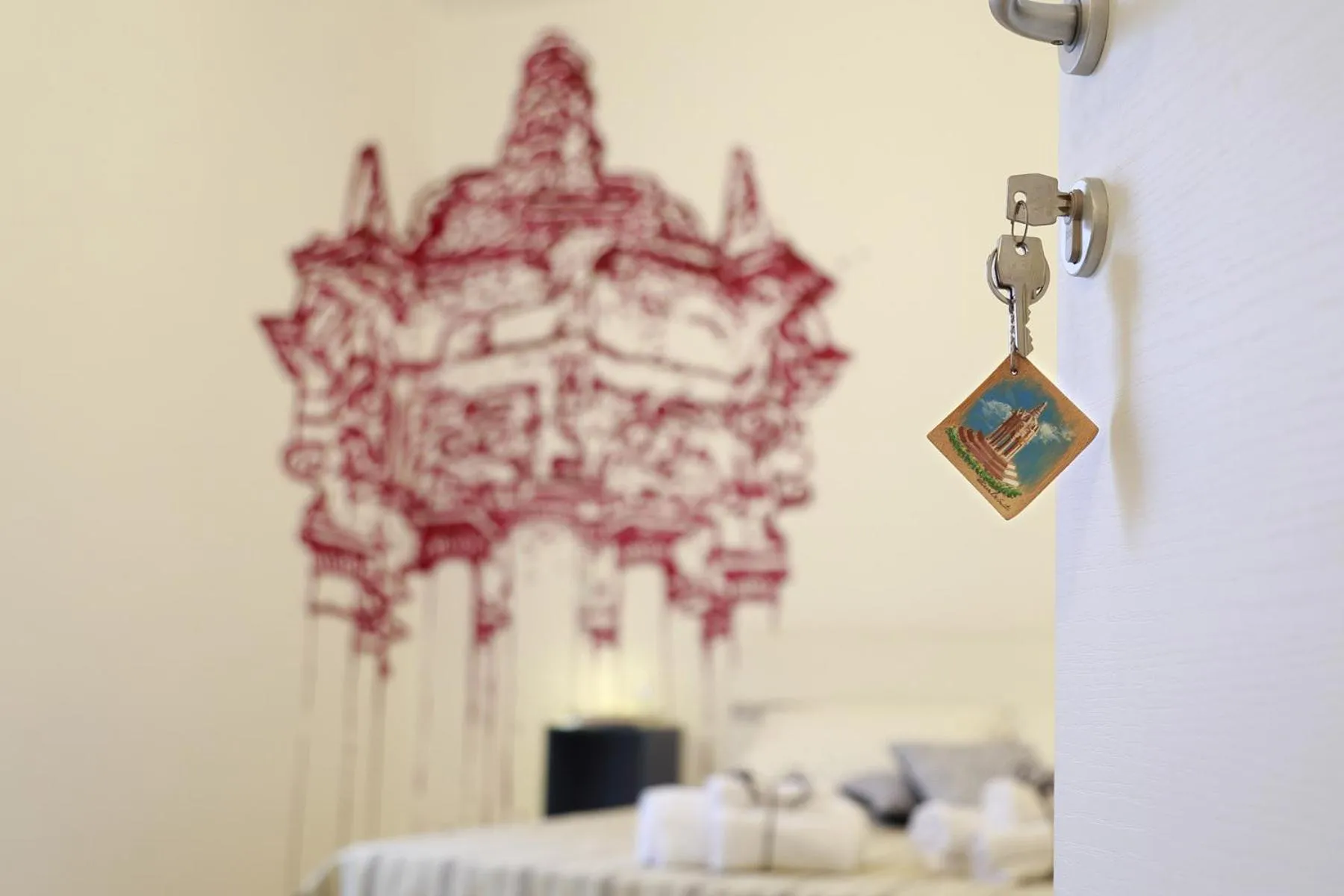 Decorative detail, Bed in B&B EVO Nardò