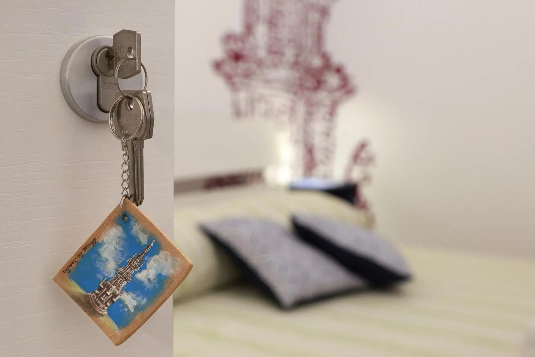 Decorative detail, Bed in B&B EVO Nardò