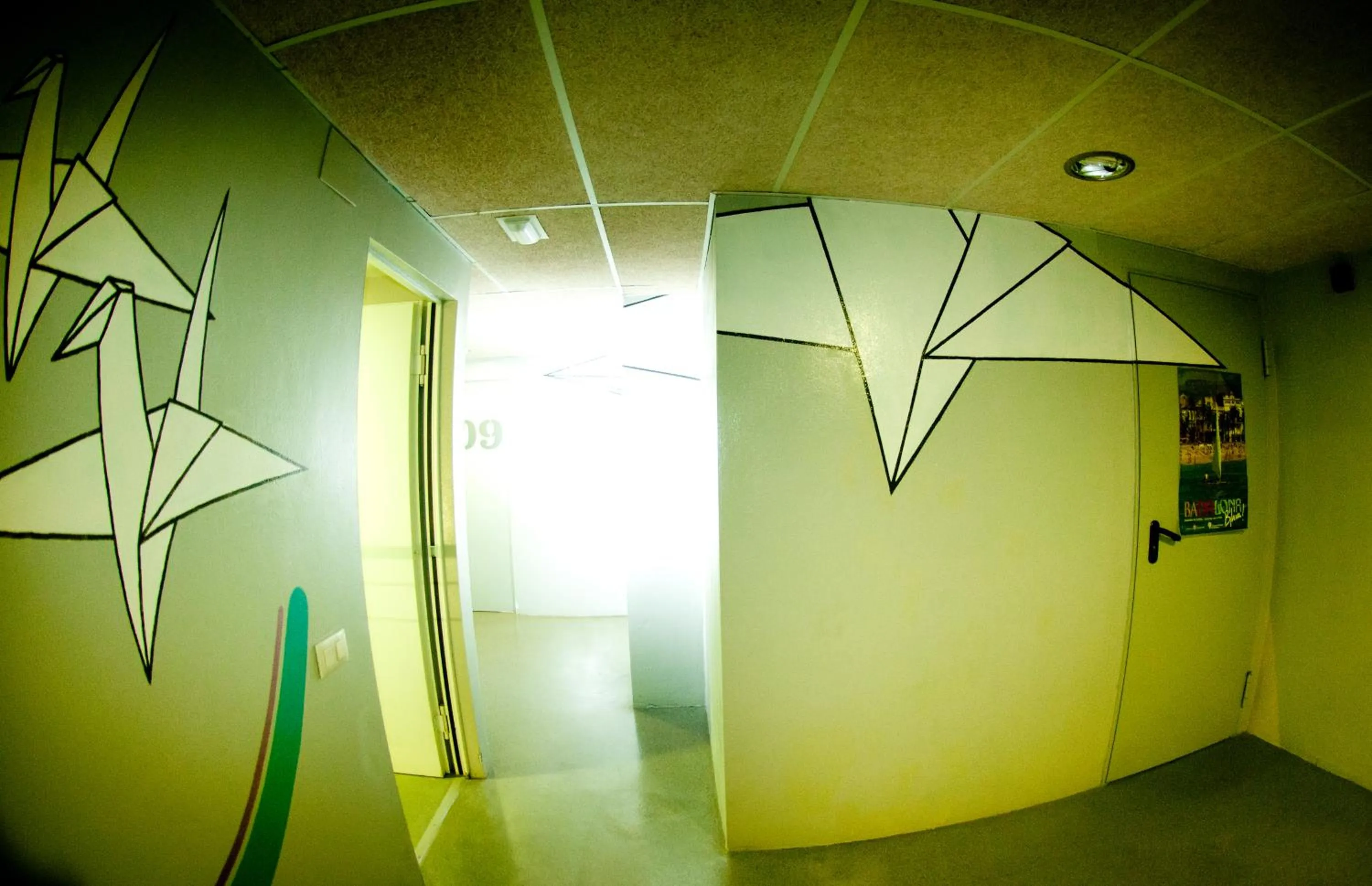 Decorative detail in Be Dream Hostel