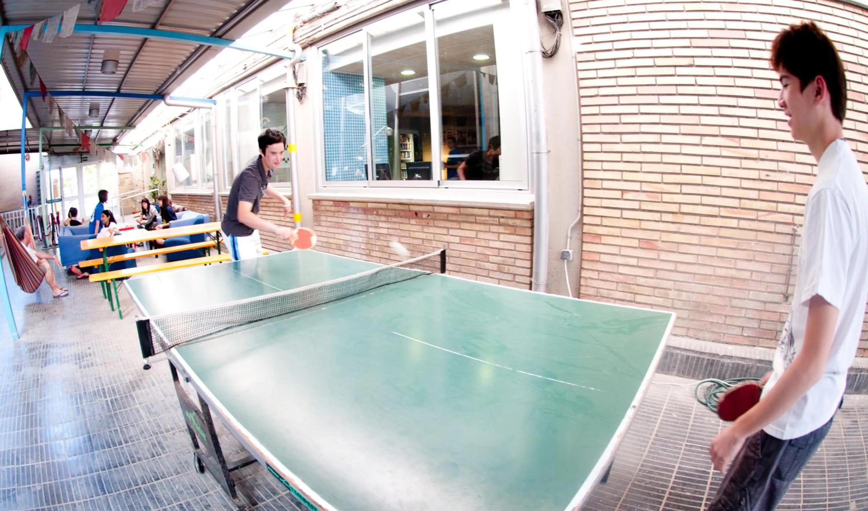 Table tennis in Be Dream Hostel