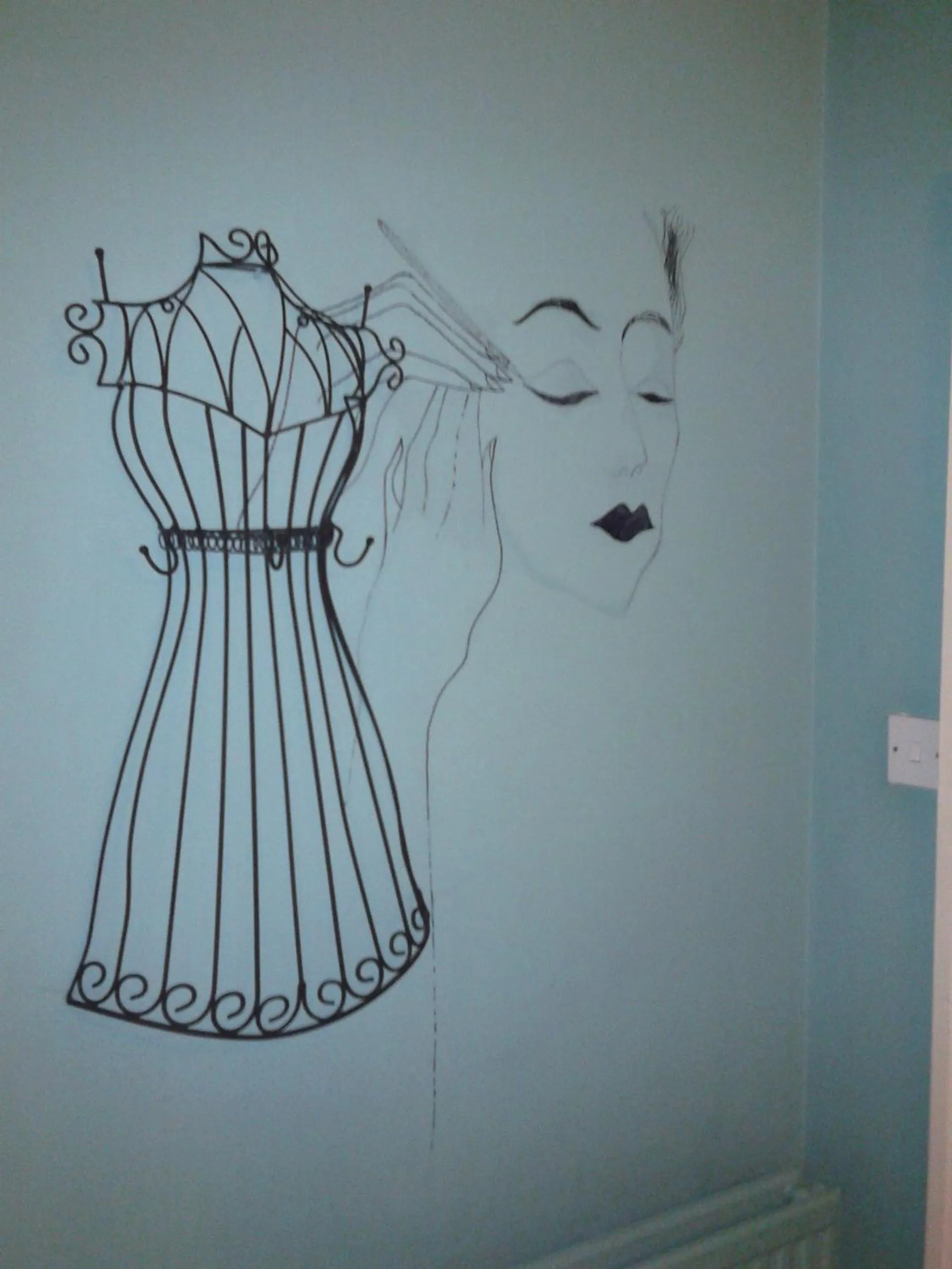 Decorative detail in OYO Cornerstone Manor Hotel