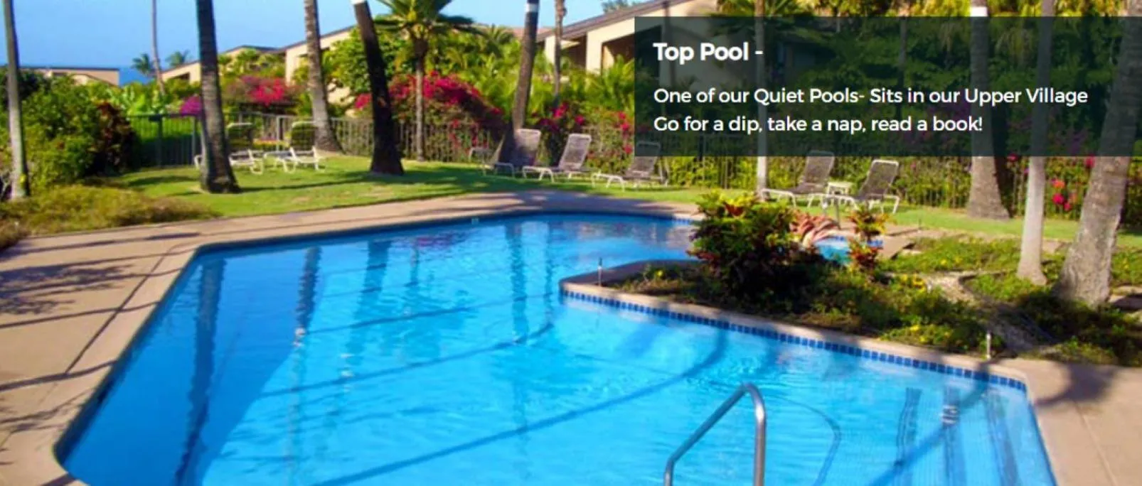 Swimming pool in 9B EKAHI VILLAGE-STUDIO BATH, GARDEN VIEW - 1 MINUTE STROLL to BEACH!