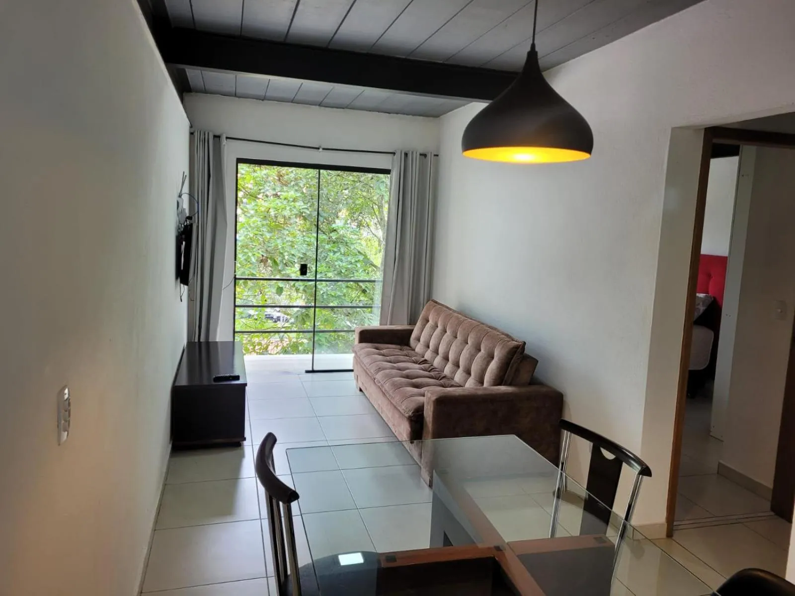 Living room in Aconchego Serra Imperial