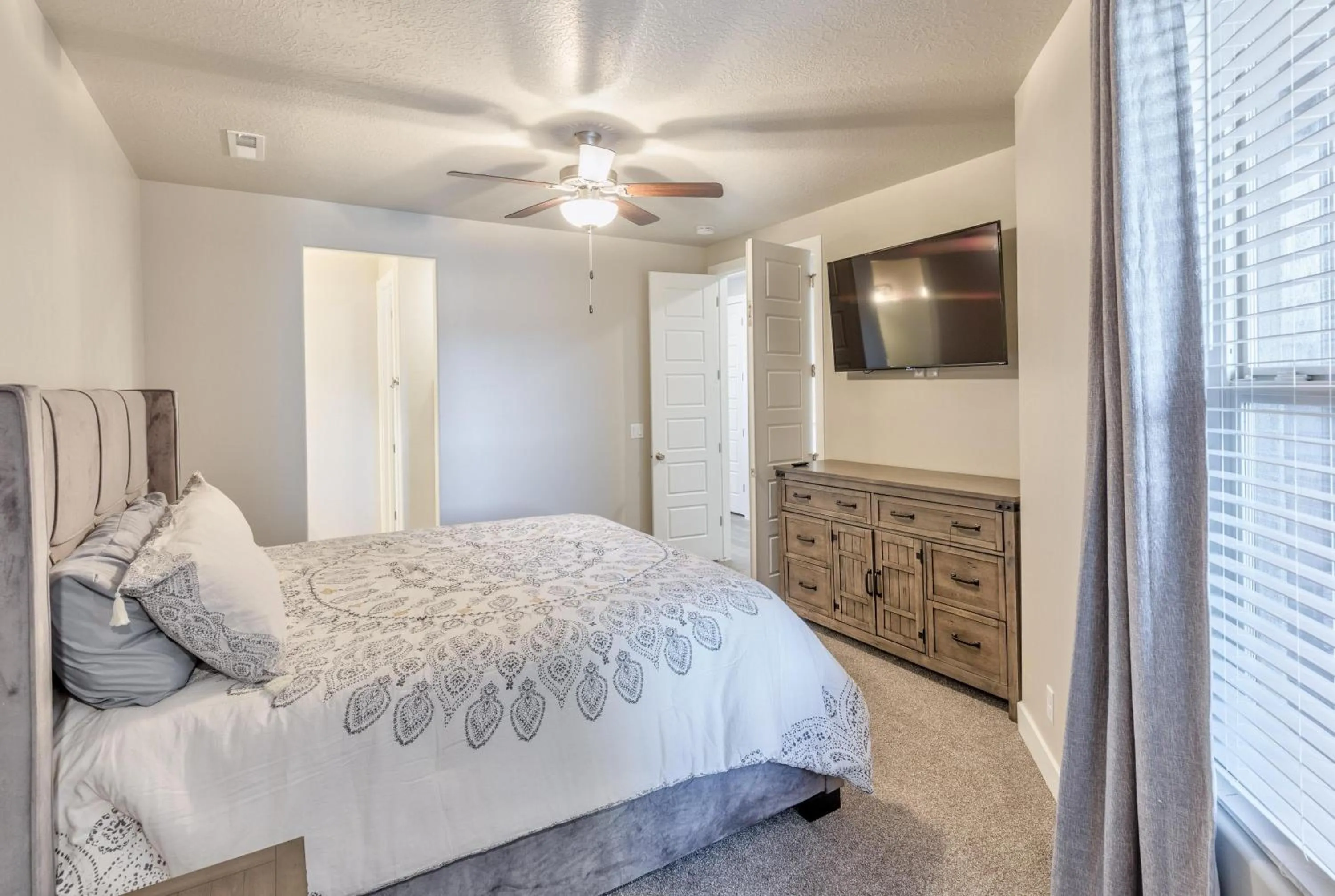 Bed in The Pickleball Palace