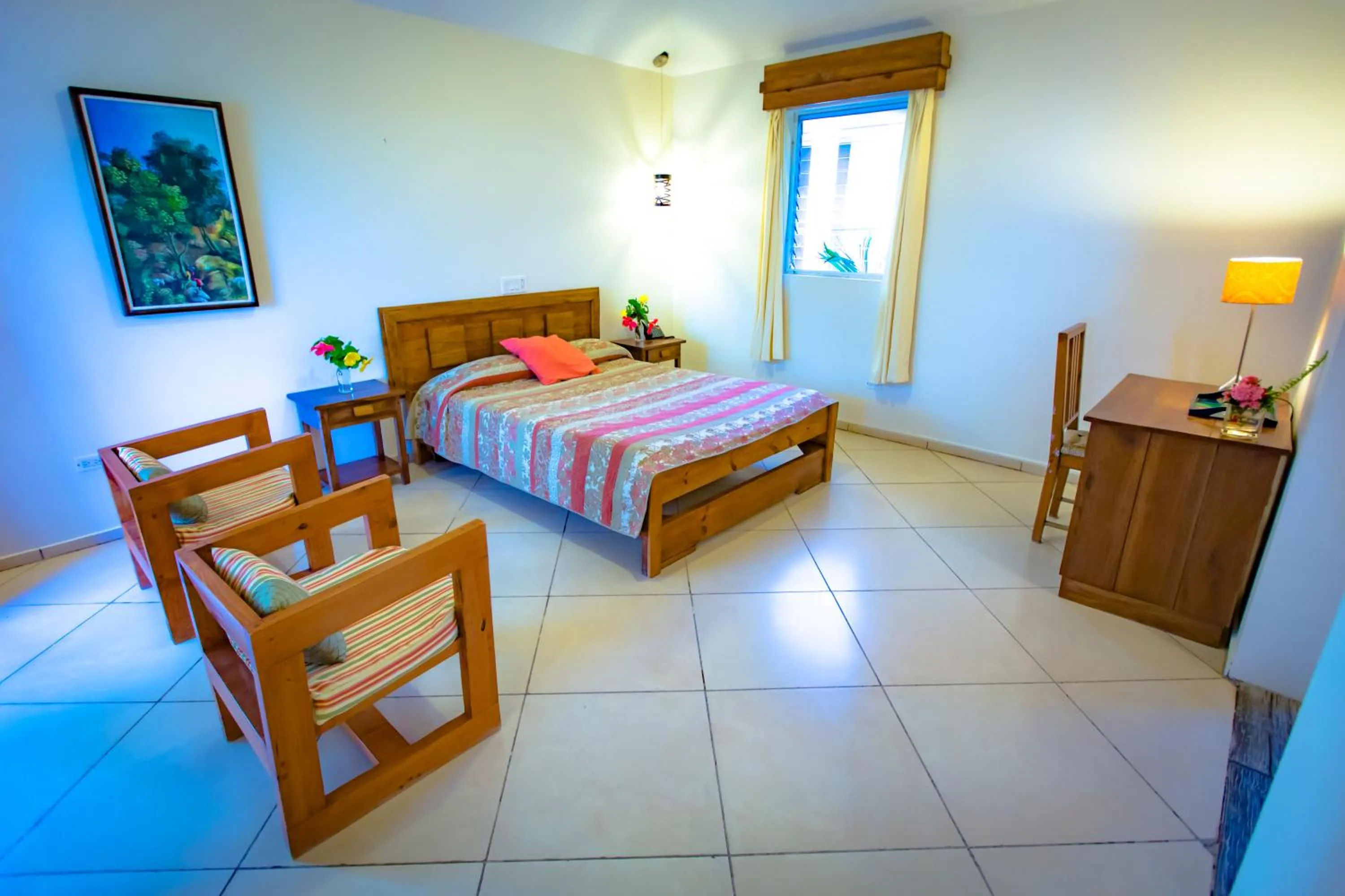 Bed in Hotel Restaurant Cyvadier Plage