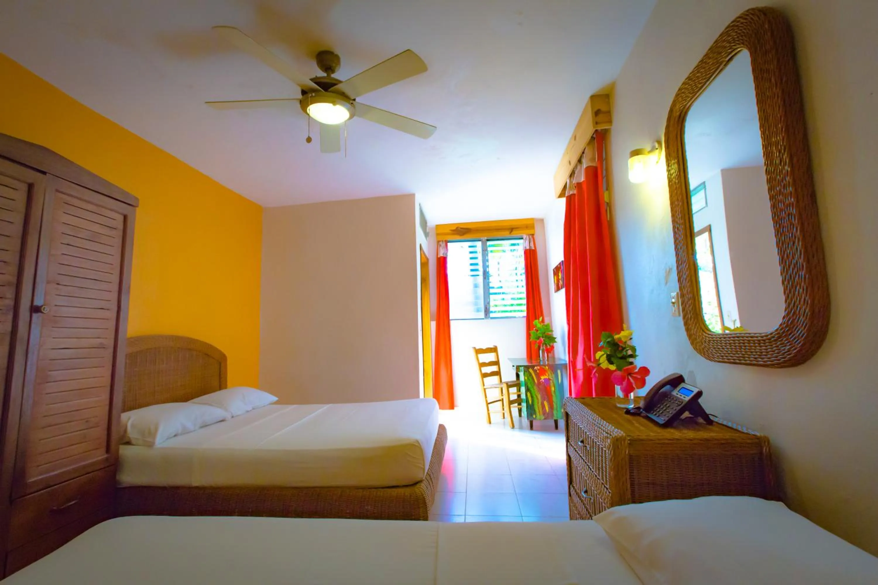 Bed in Hotel Restaurant Cyvadier Plage