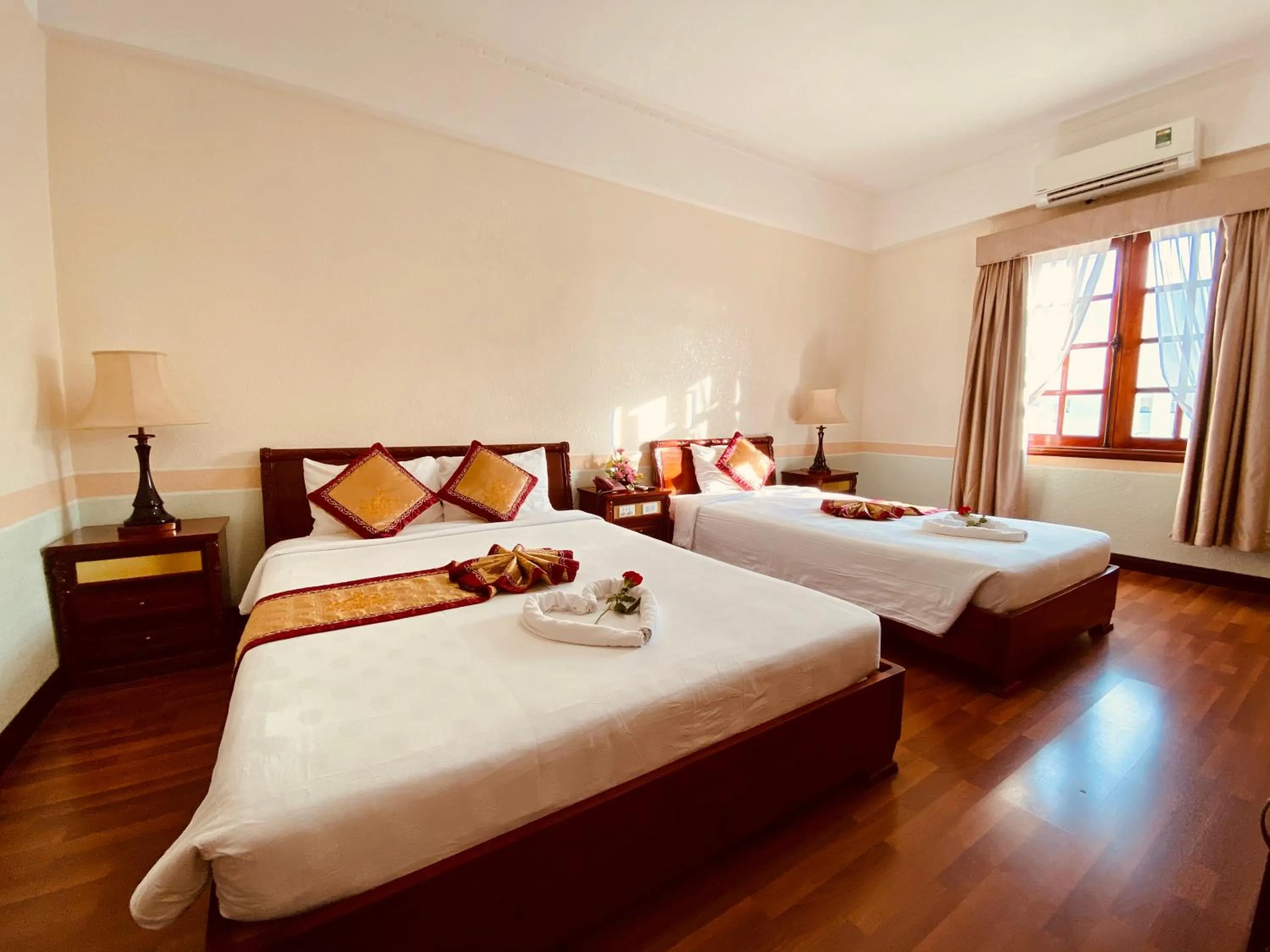 Bed in NINH KIEU 2 HOTEL