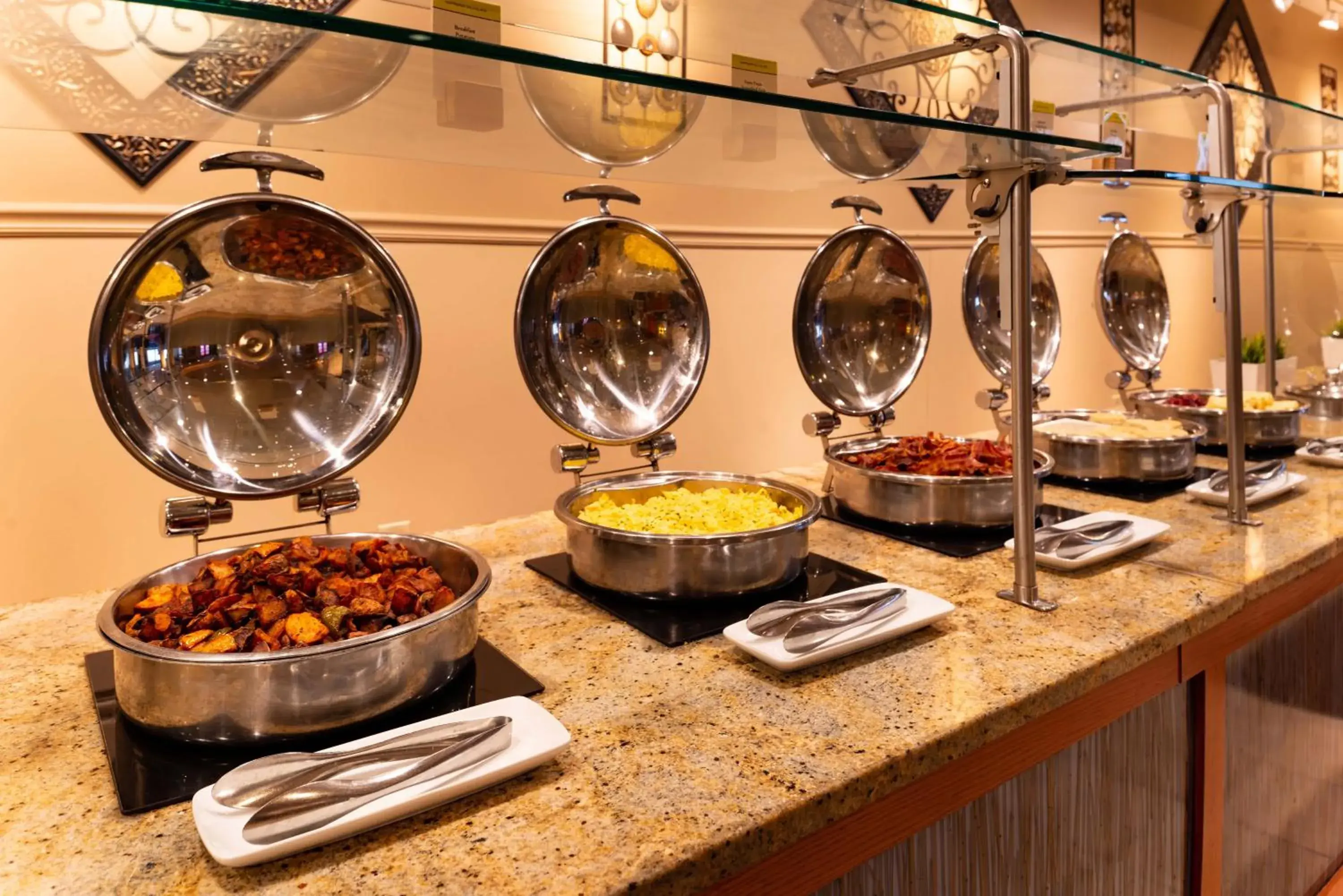 Buffet breakfast in DoubleTree by Hilton Hotel Tampa Airport-Westshore