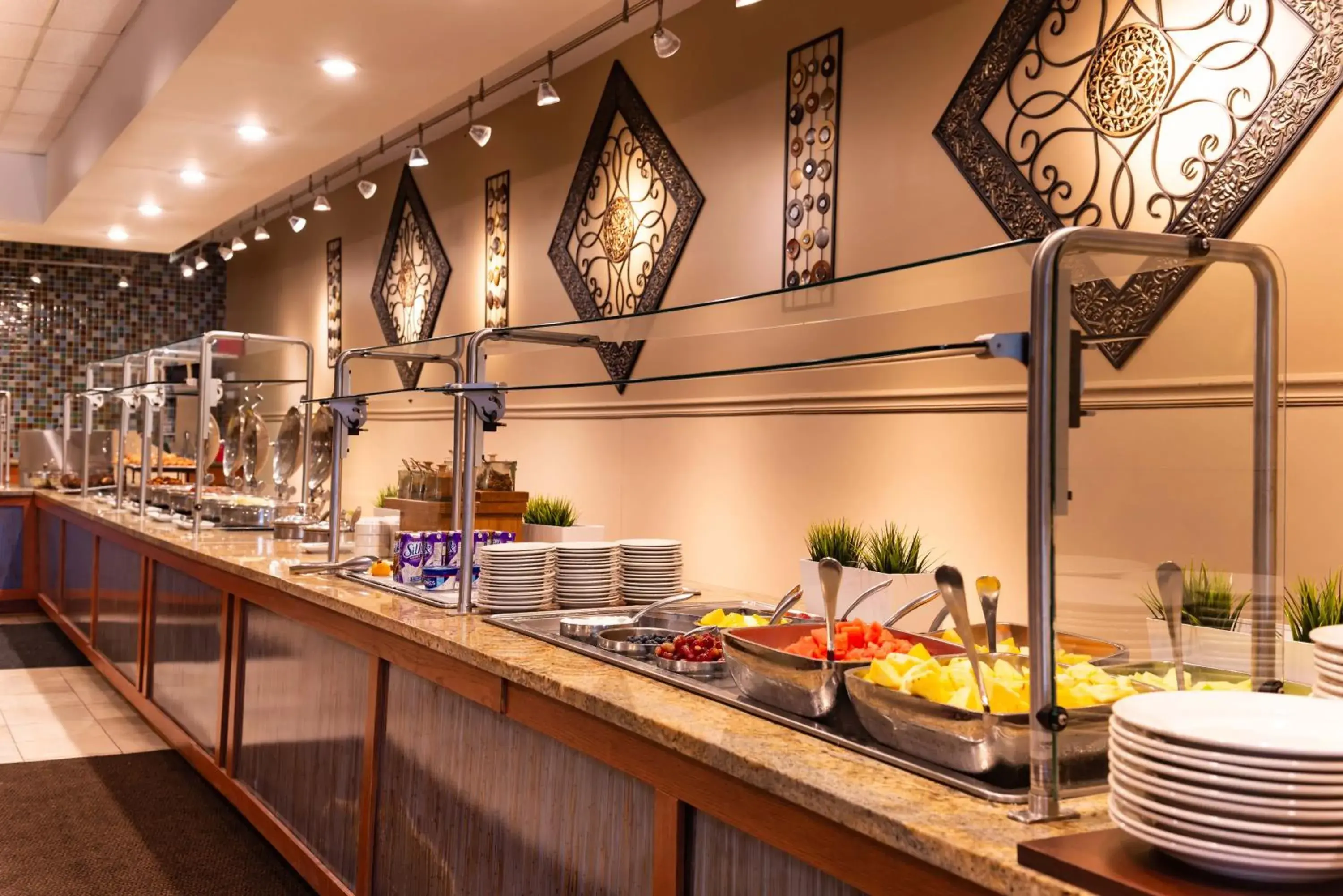 Buffet breakfast, Food in DoubleTree by Hilton Hotel Tampa Airport-Westshore