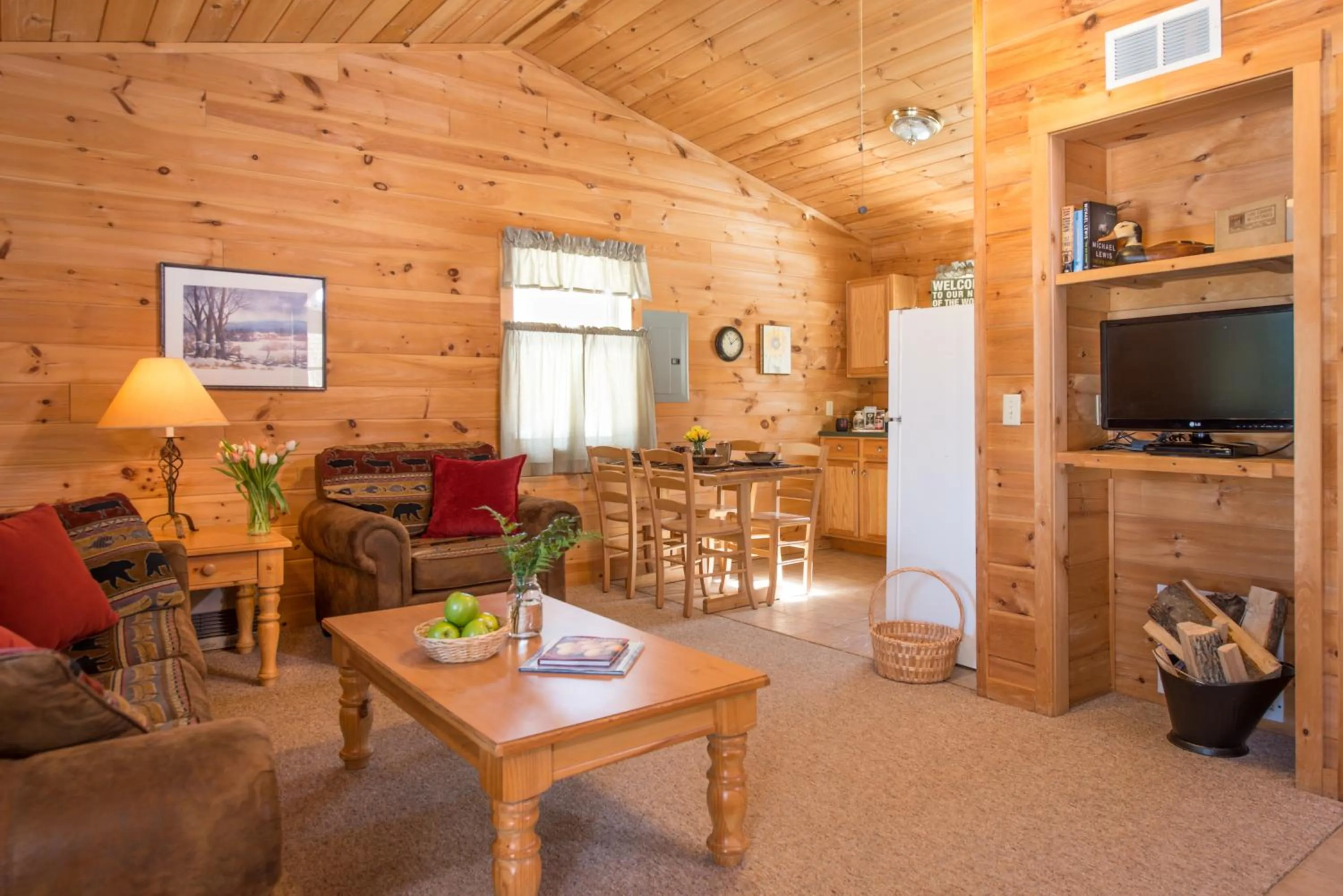 Living room in Sterling Ridge Resort