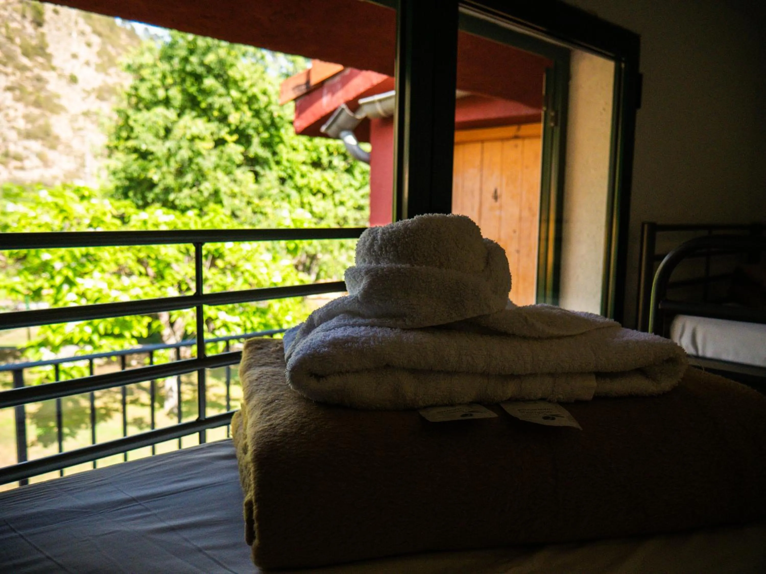 Balcony/Terrace, Bed in El Cerrao-PauNatura