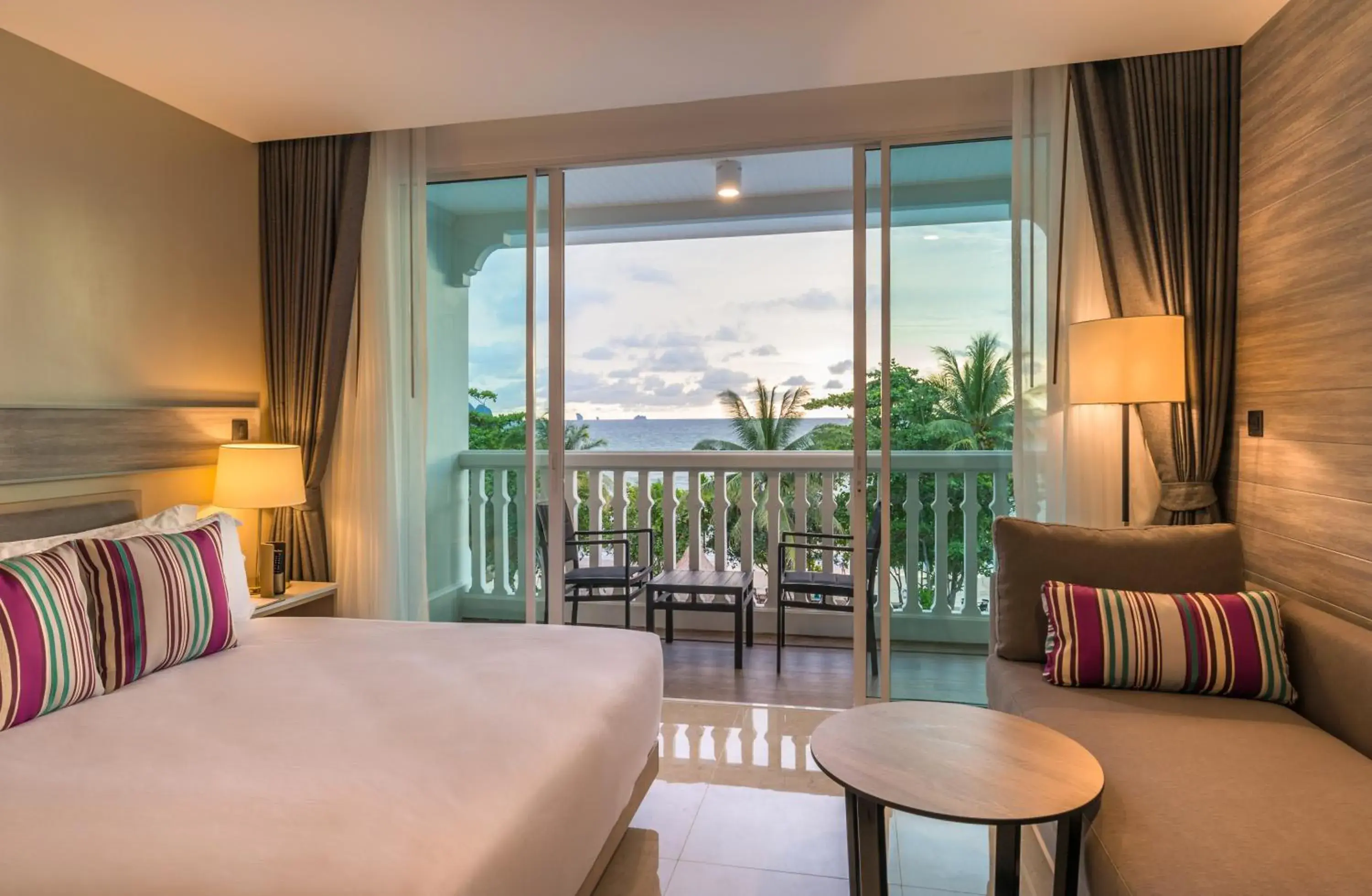 View (from property/room), Bed in Centara Ao Nang Beach Resort & Spa Krabi View (from property/room), Bed in Centara Ao Nang Beach Resort & Spa Krabi