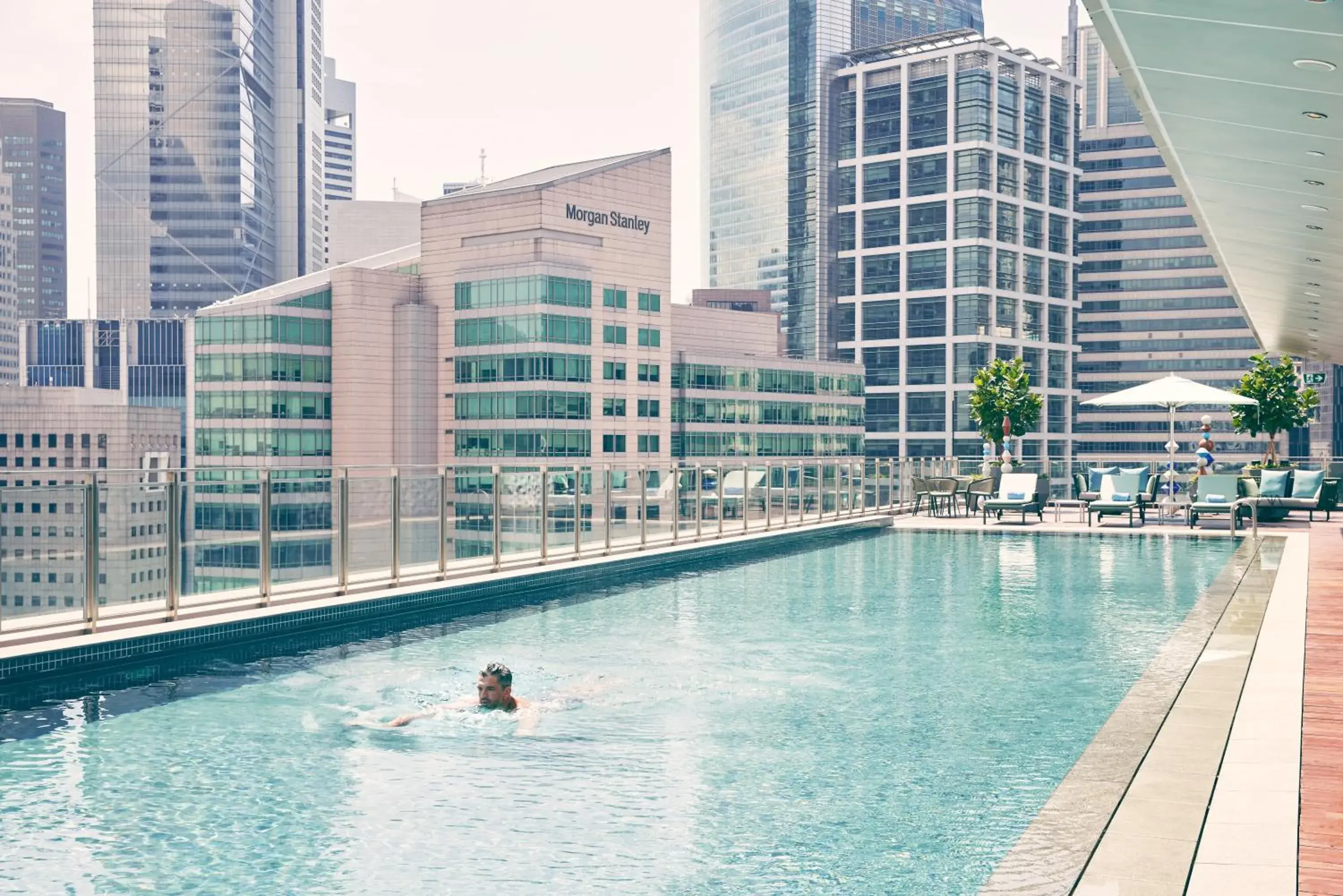 Swimming pool in Capri by Fraser China Square, Singapore Swimming pool in Capri by Fraser China Square, Singapore