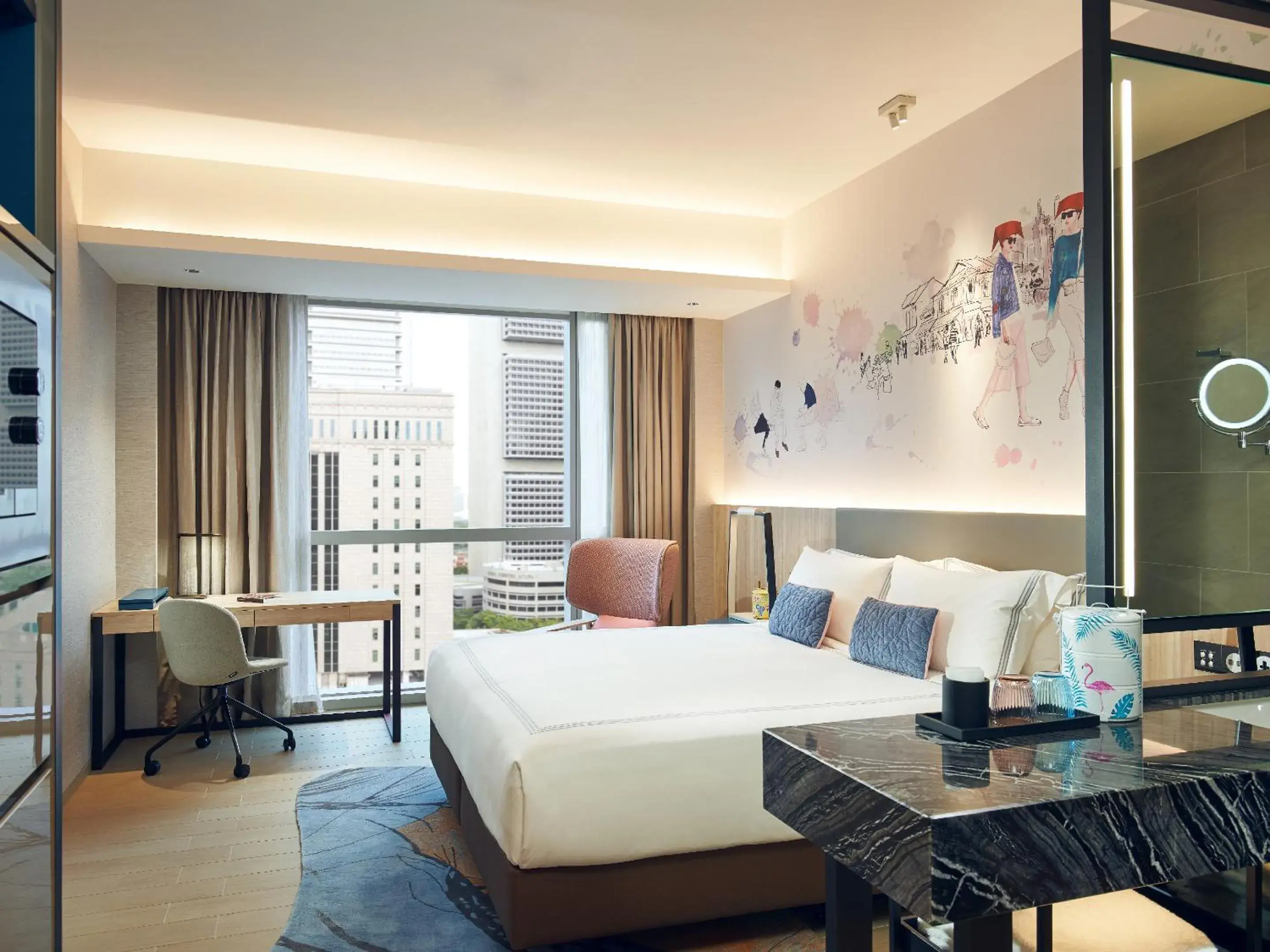 Bed in Capri by Fraser China Square, Singapore Bed in Capri by Fraser China Square, Singapore