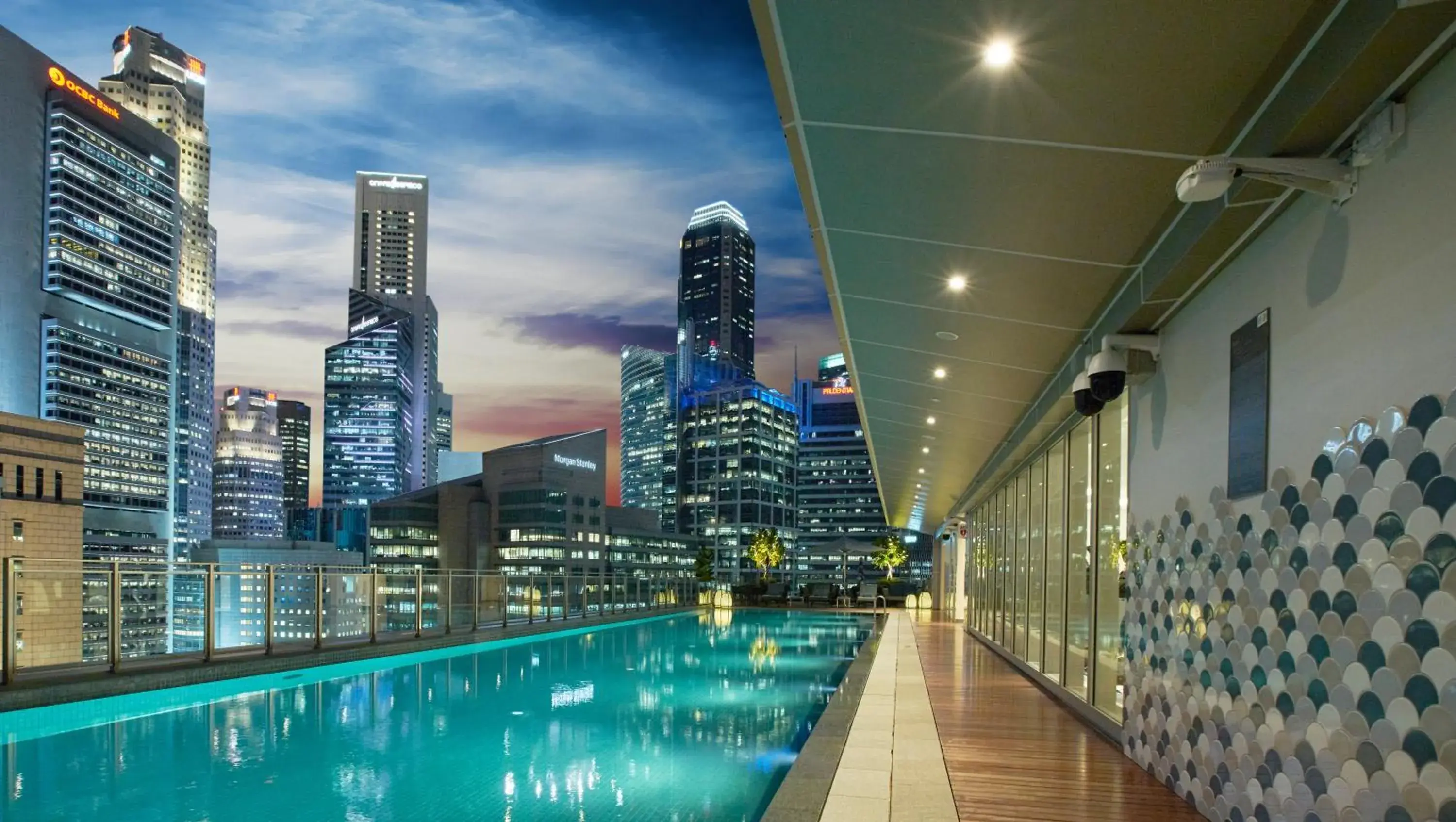 Swimming pool in Capri by Fraser China Square, Singapore Swimming pool in Capri by Fraser China Square, Singapore
