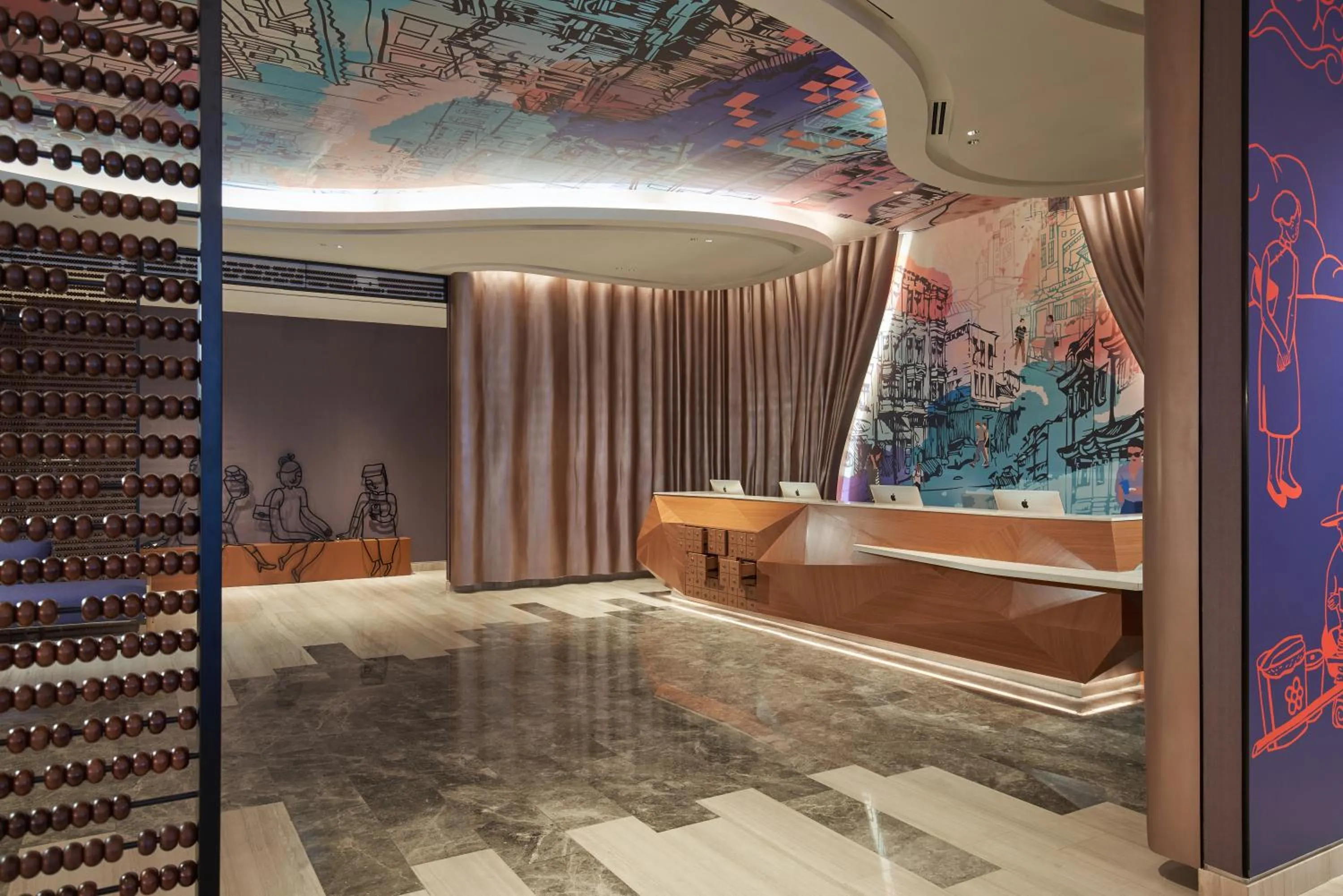 Lobby or reception in Capri by Fraser China Square, Singapore