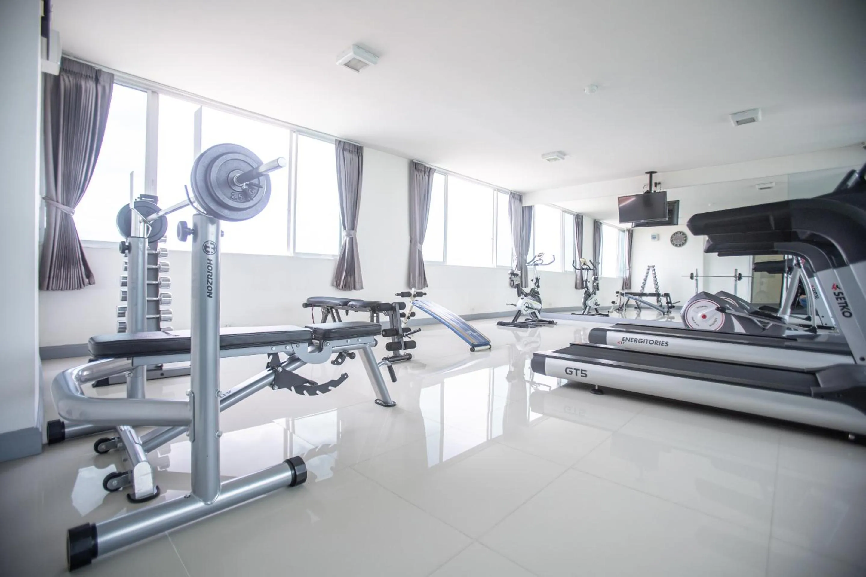 Fitness centre/facilities in The Greenery central suite & hotel