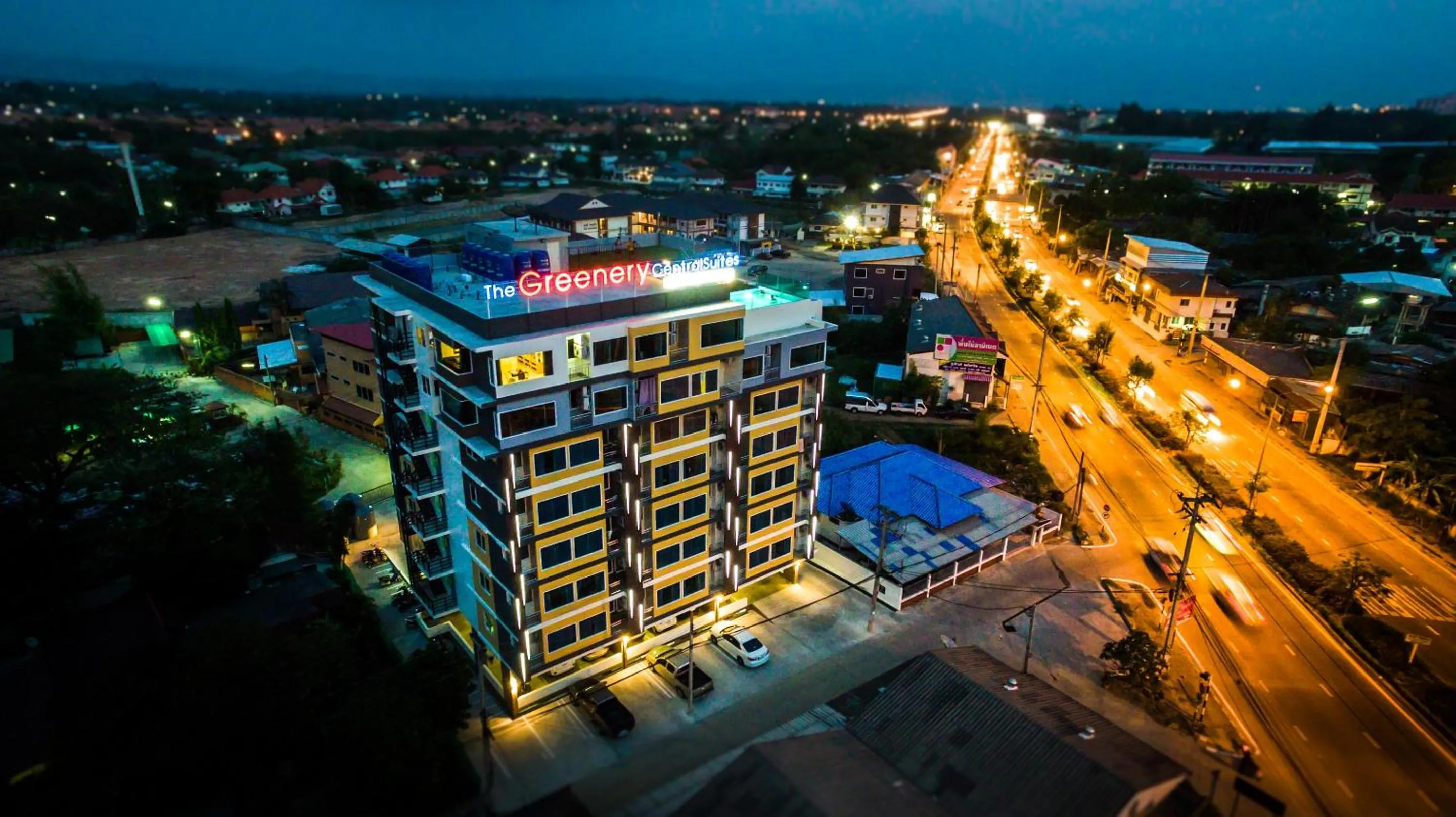 Property logo or sign in The Greenery central suite & hotel